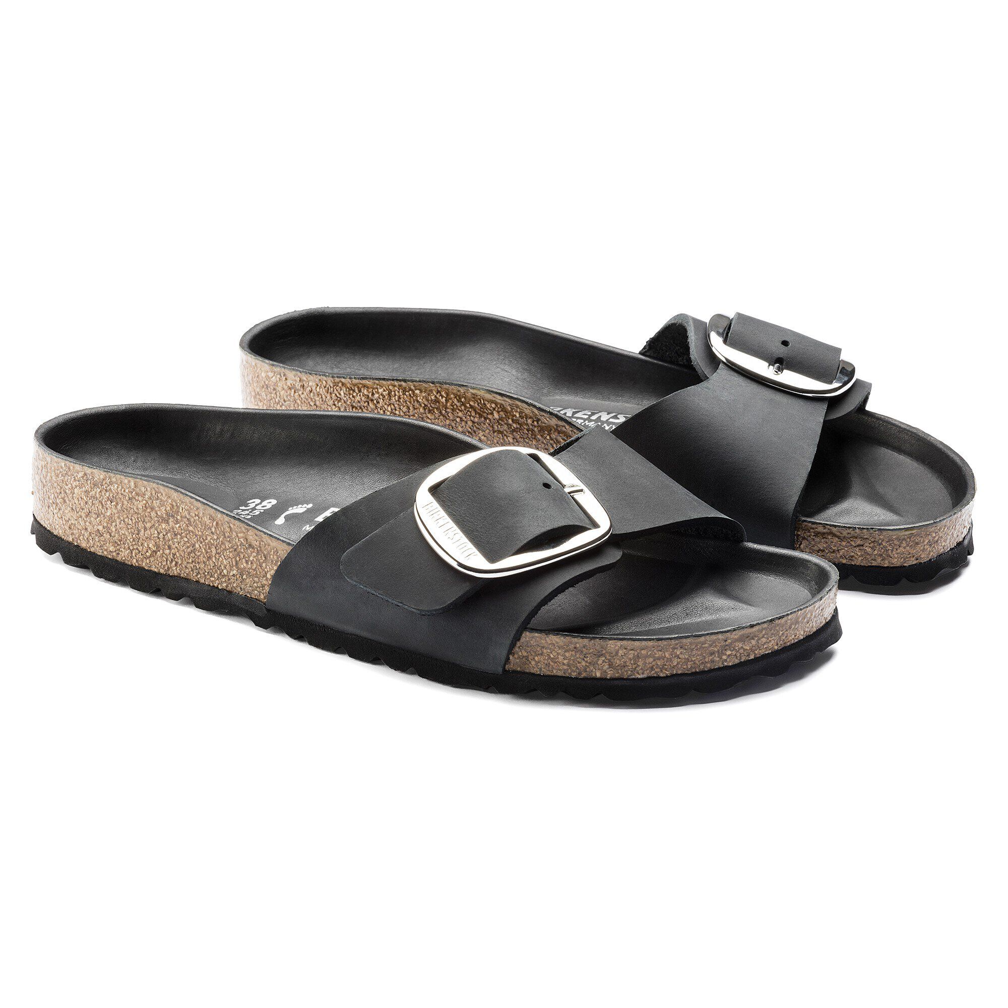 Madrid Big Buckle Natural Leather Oiled - Image 8