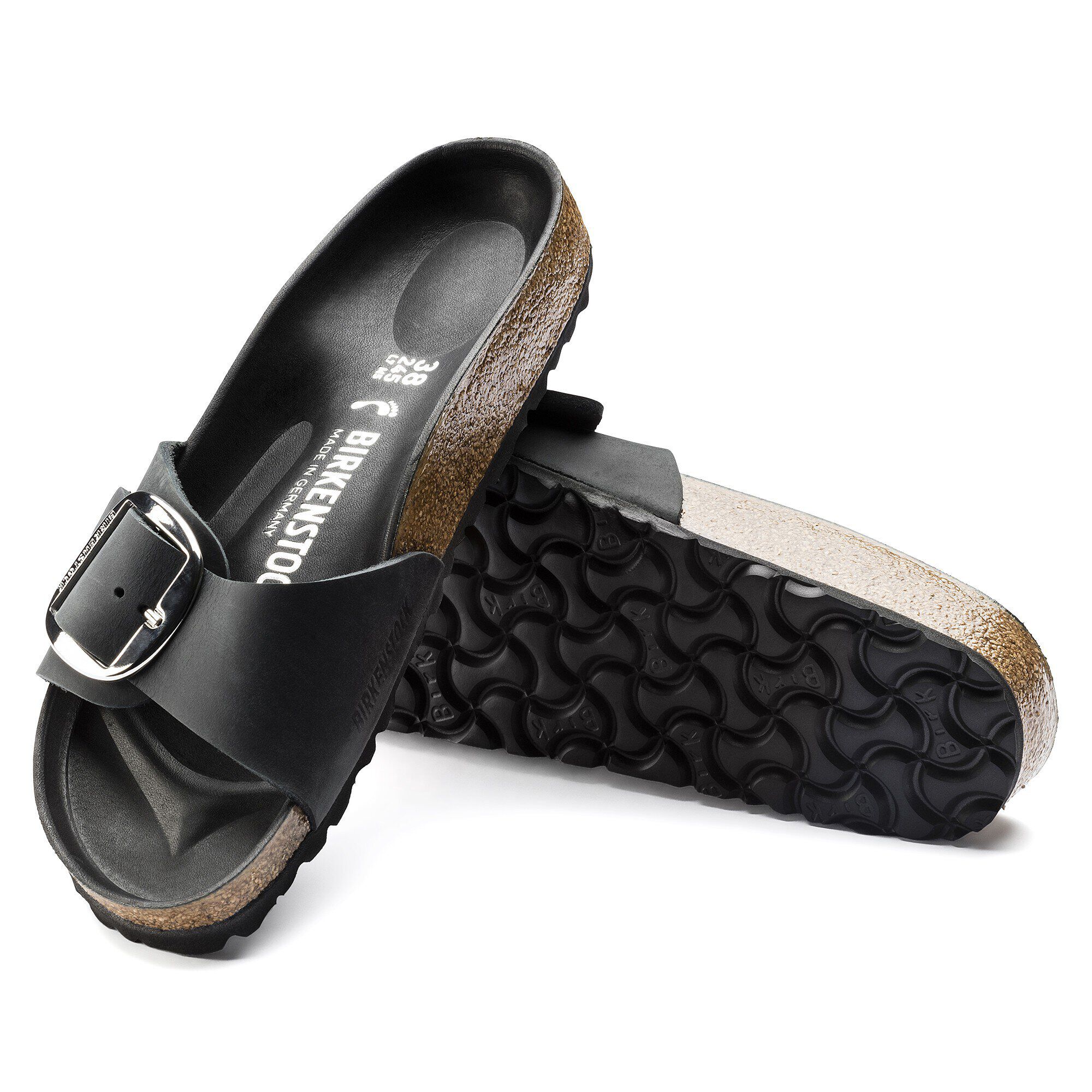 Madrid Big Buckle Natural Leather Oiled - Image 7