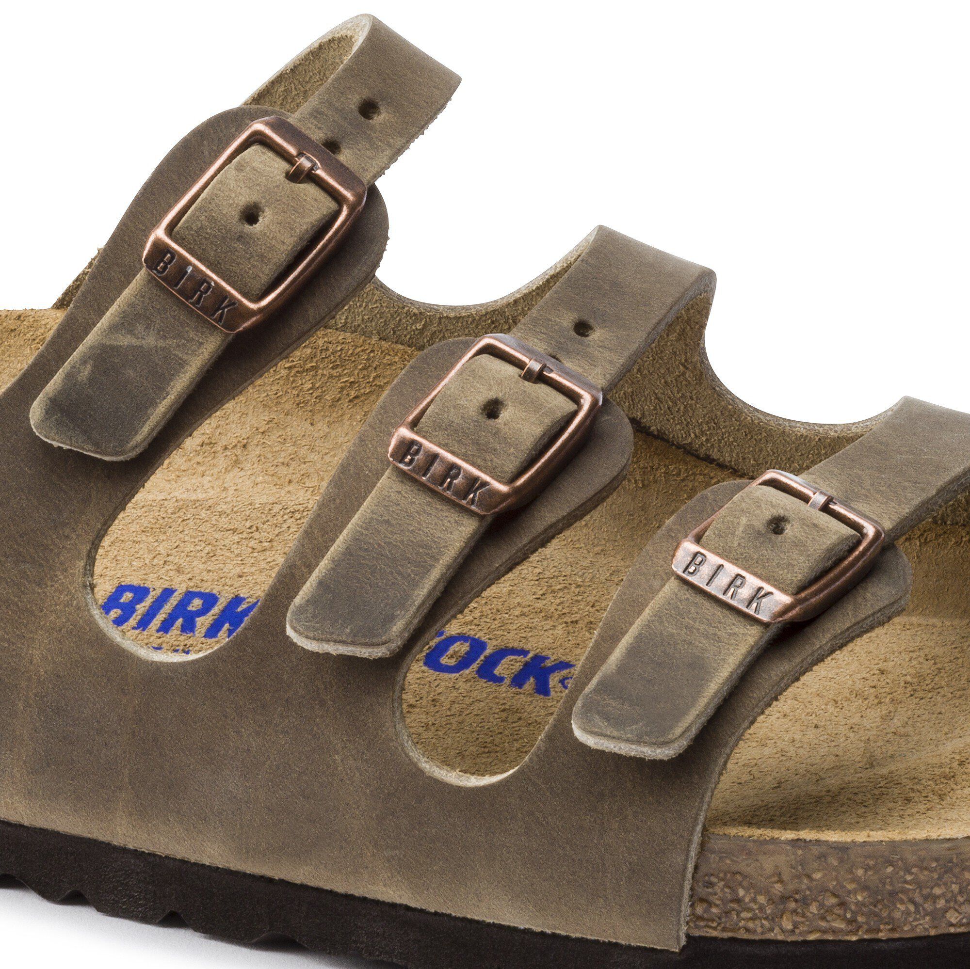 Florida Soft Footbed Oiled Leather Tobacco Brown - Image 5
