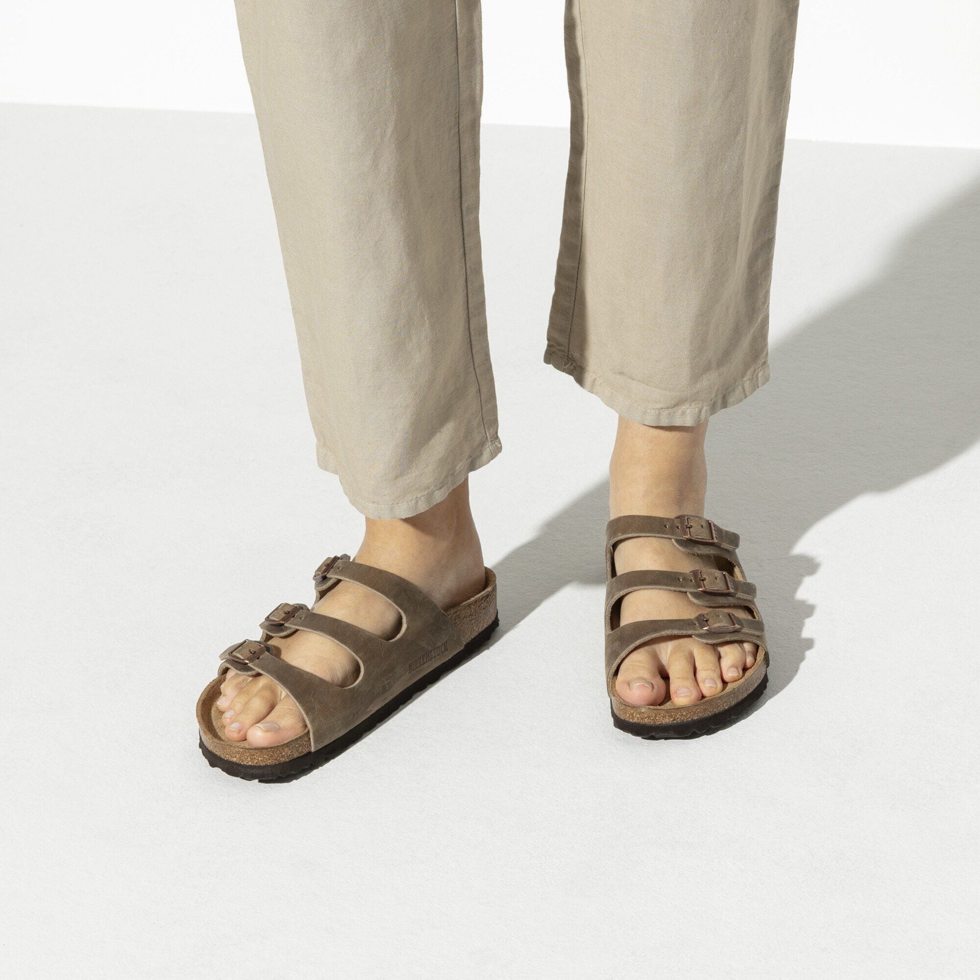 Florida Soft Footbed Oiled Leather Tobacco Brown - Image 4
