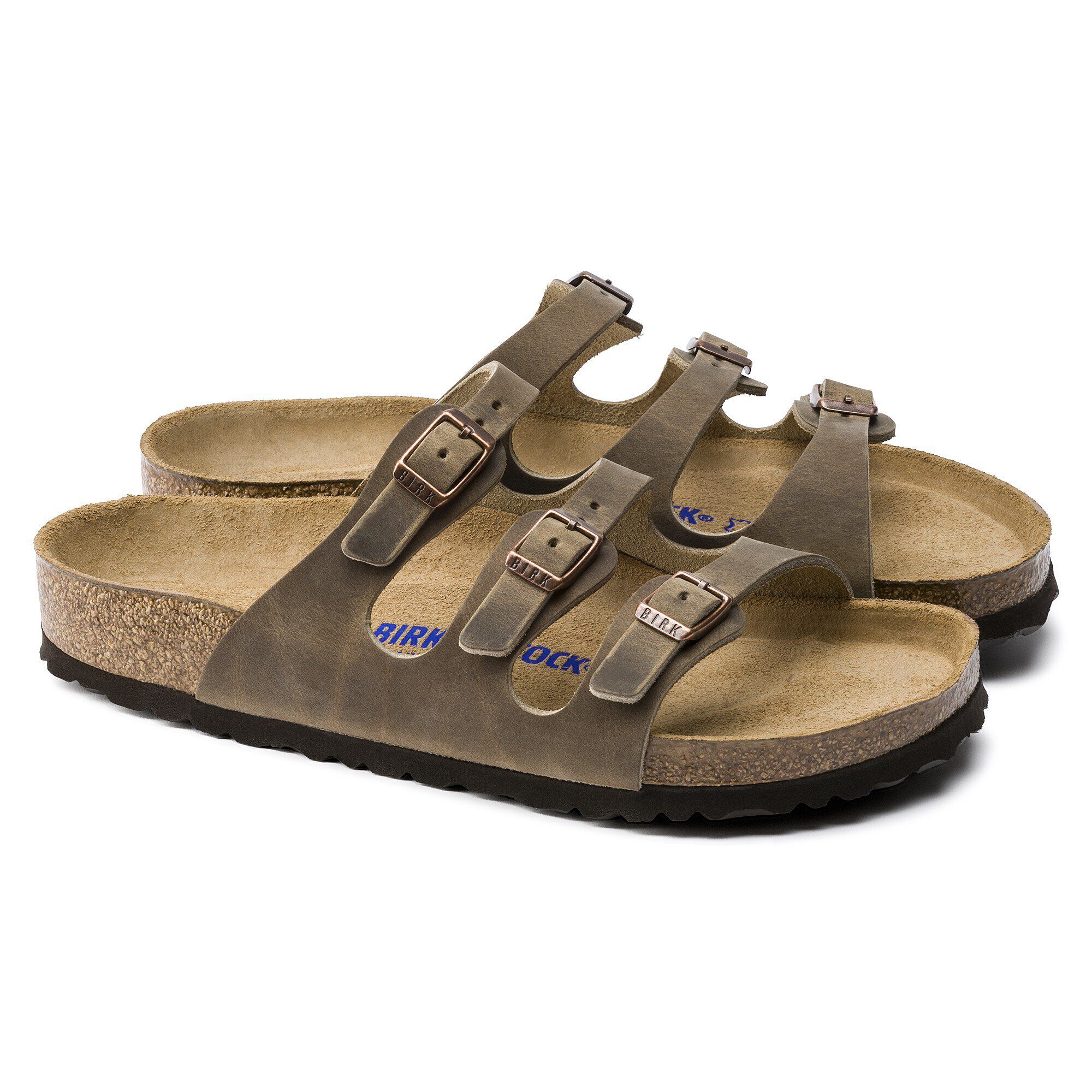 Florida Soft Footbed Oiled Leather Tobacco Brown - Image 8