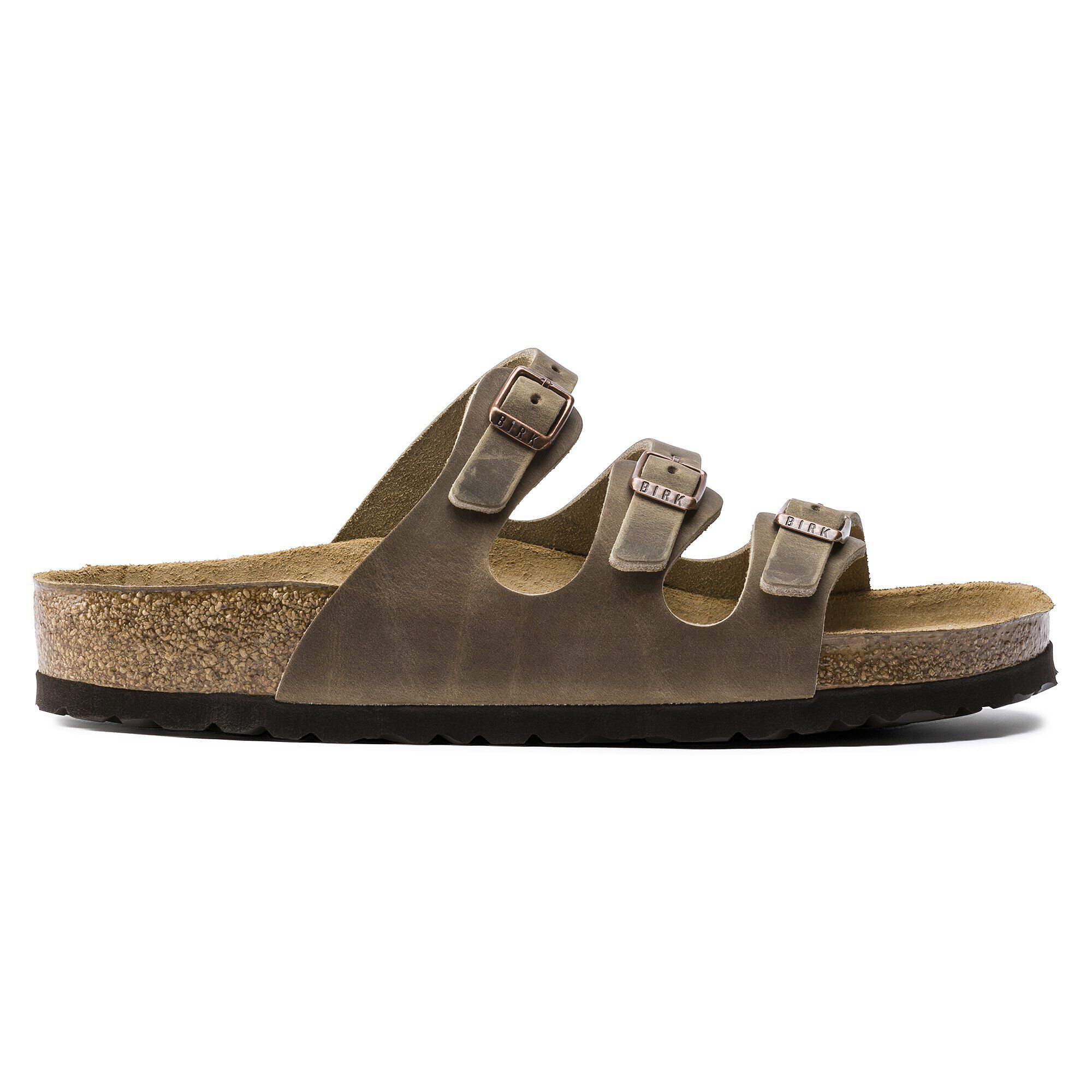 Florida Soft Footbed Oiled Leather Tobacco Brown - Image 3