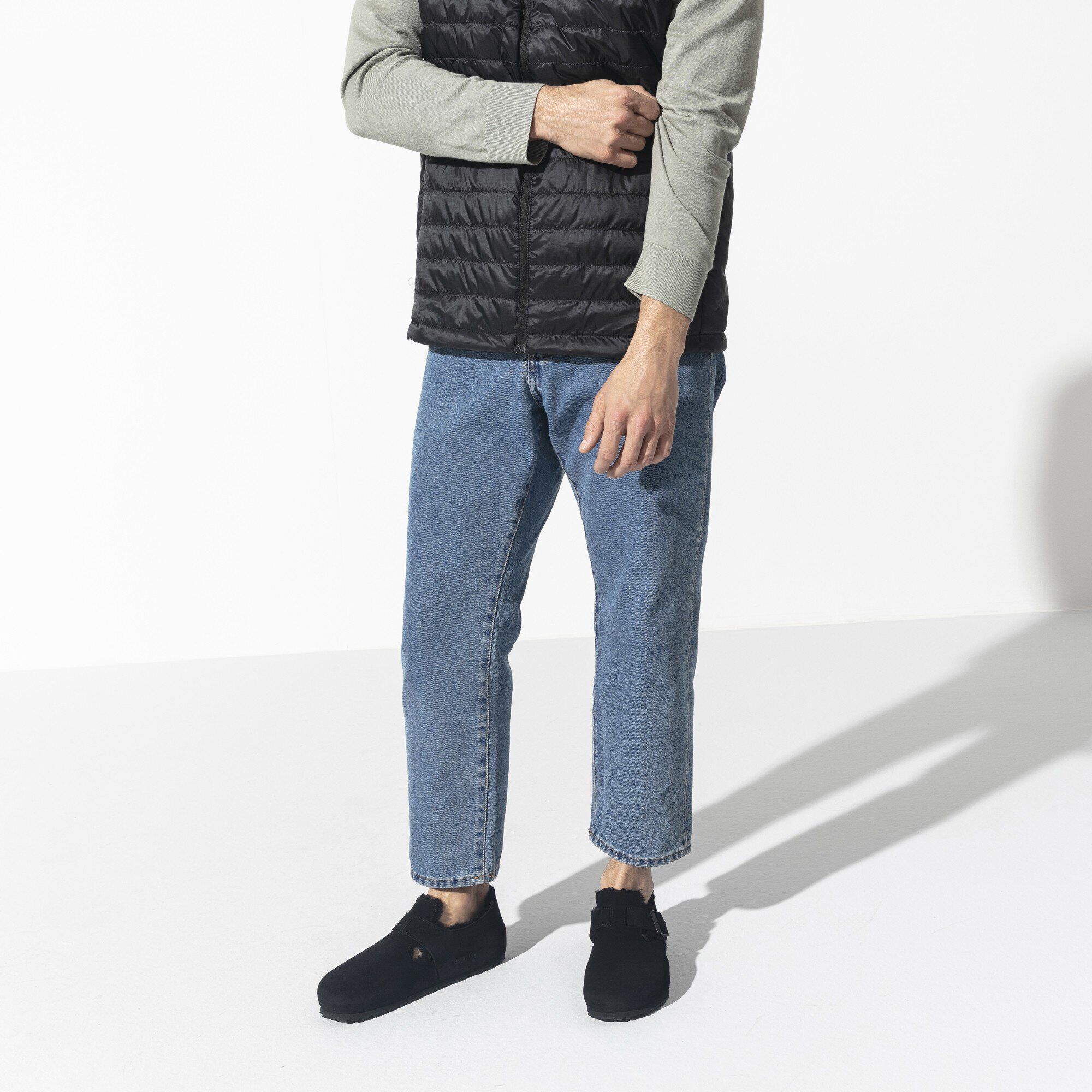 London Shearling Suede Leather - Image 7