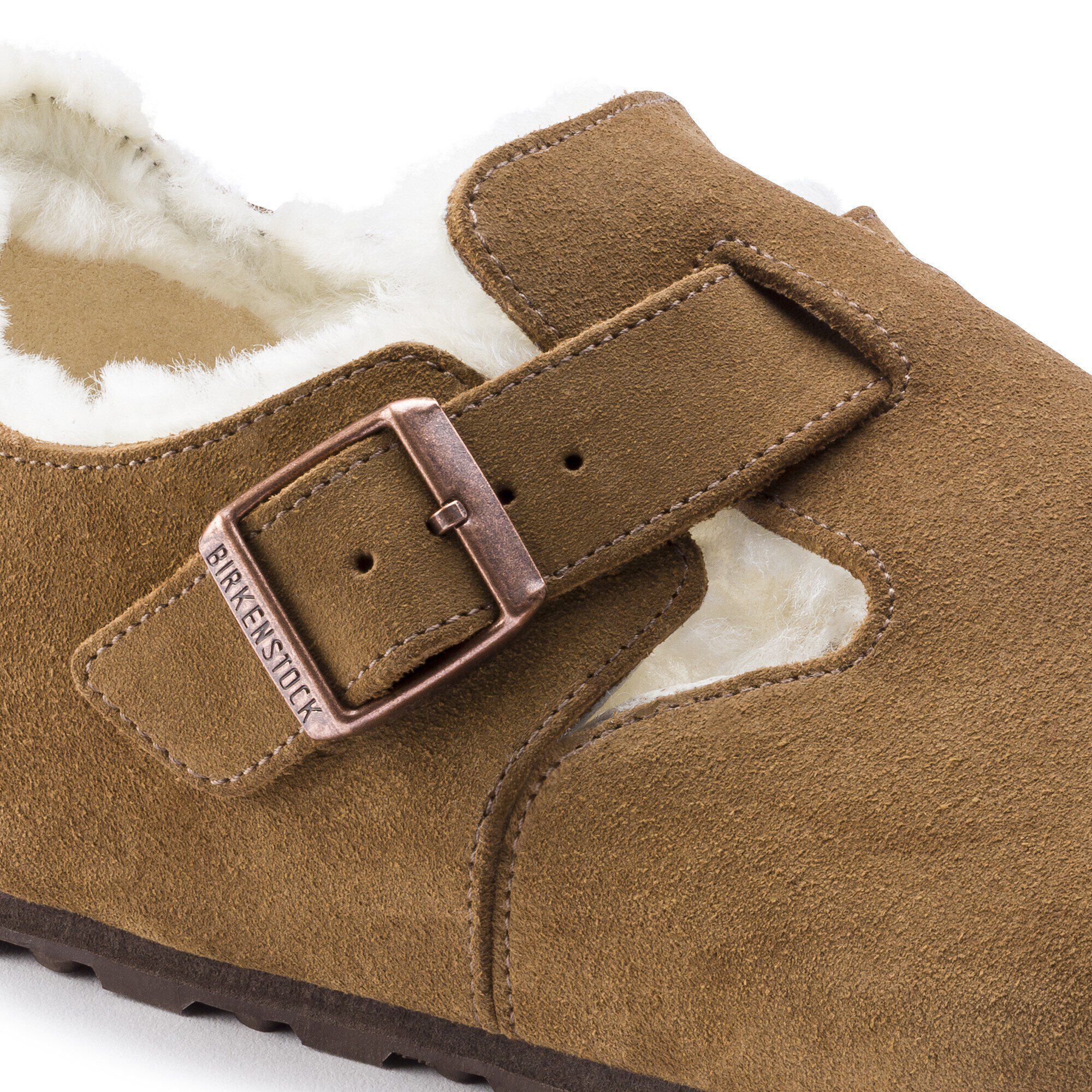 London Shearling Suede Leather - Image 6