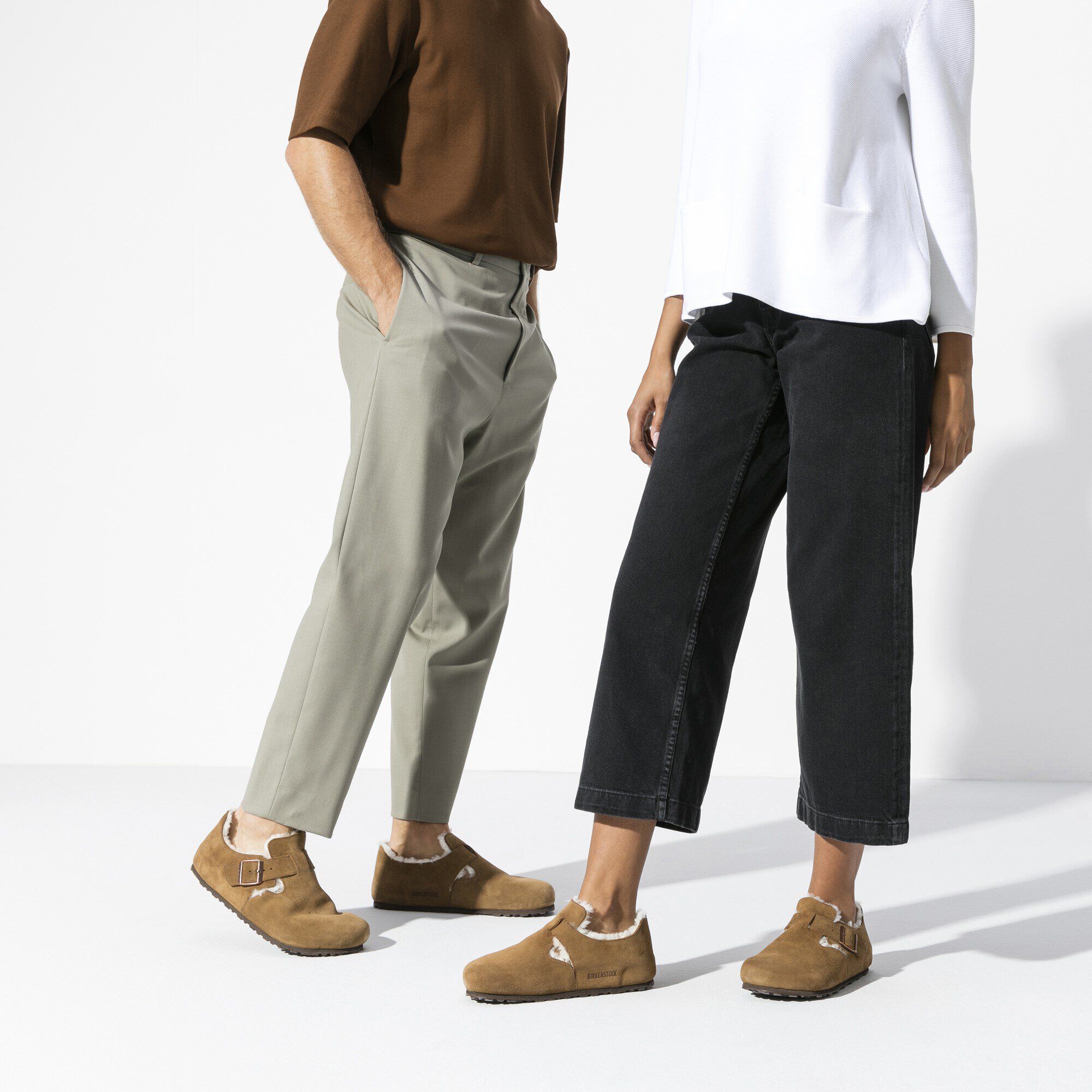 London Shearling Suede Leather - Image 8