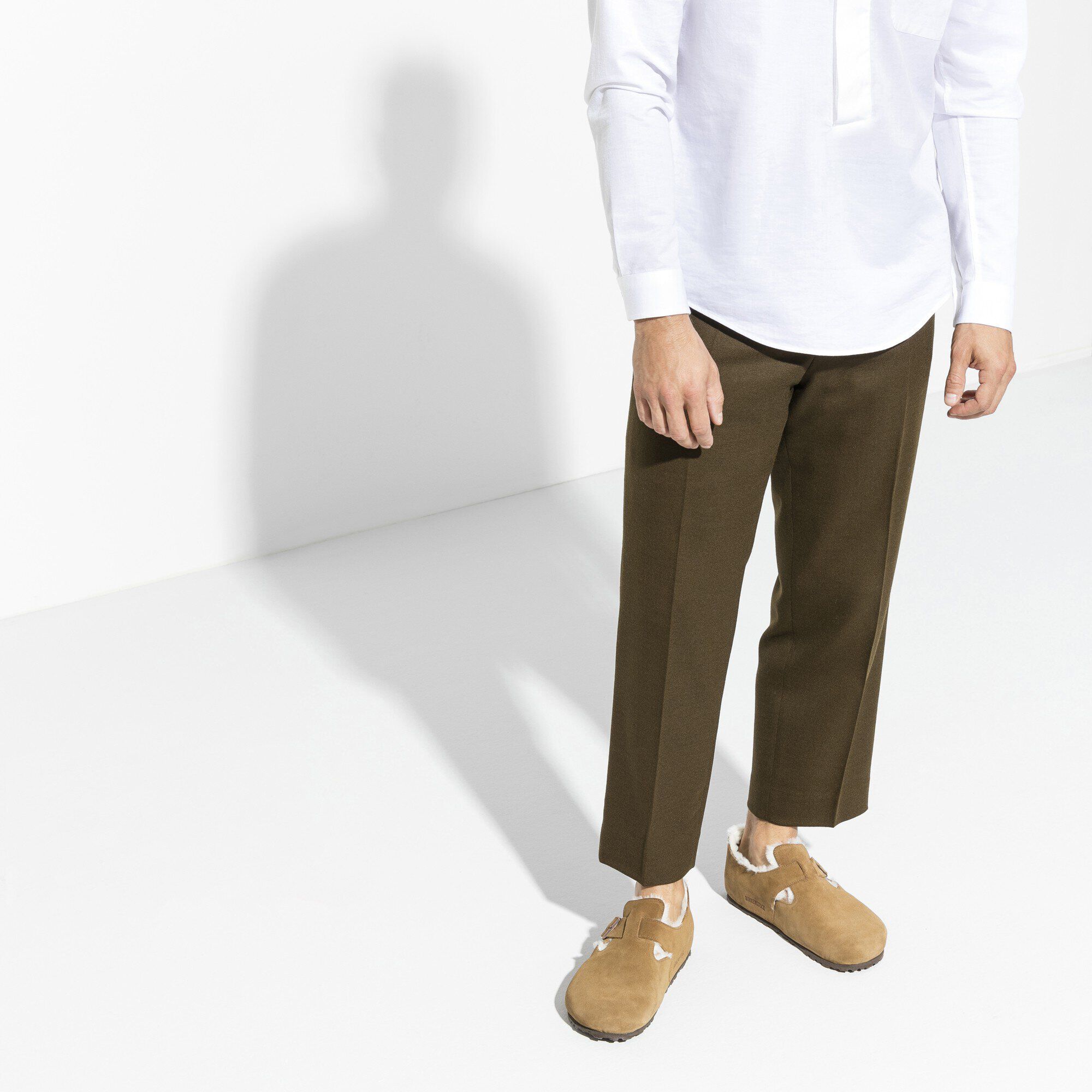 London Shearling Suede Leather - Image 4