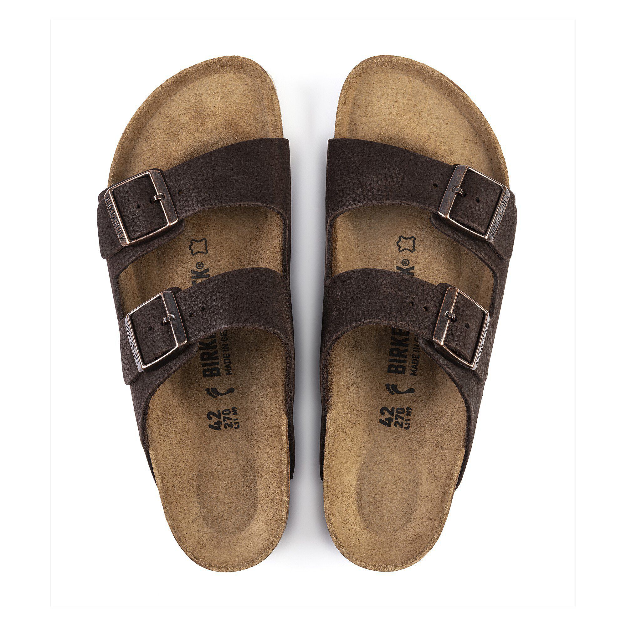 Arizona Nubuck Leather Steer Soft Brown - Image 3