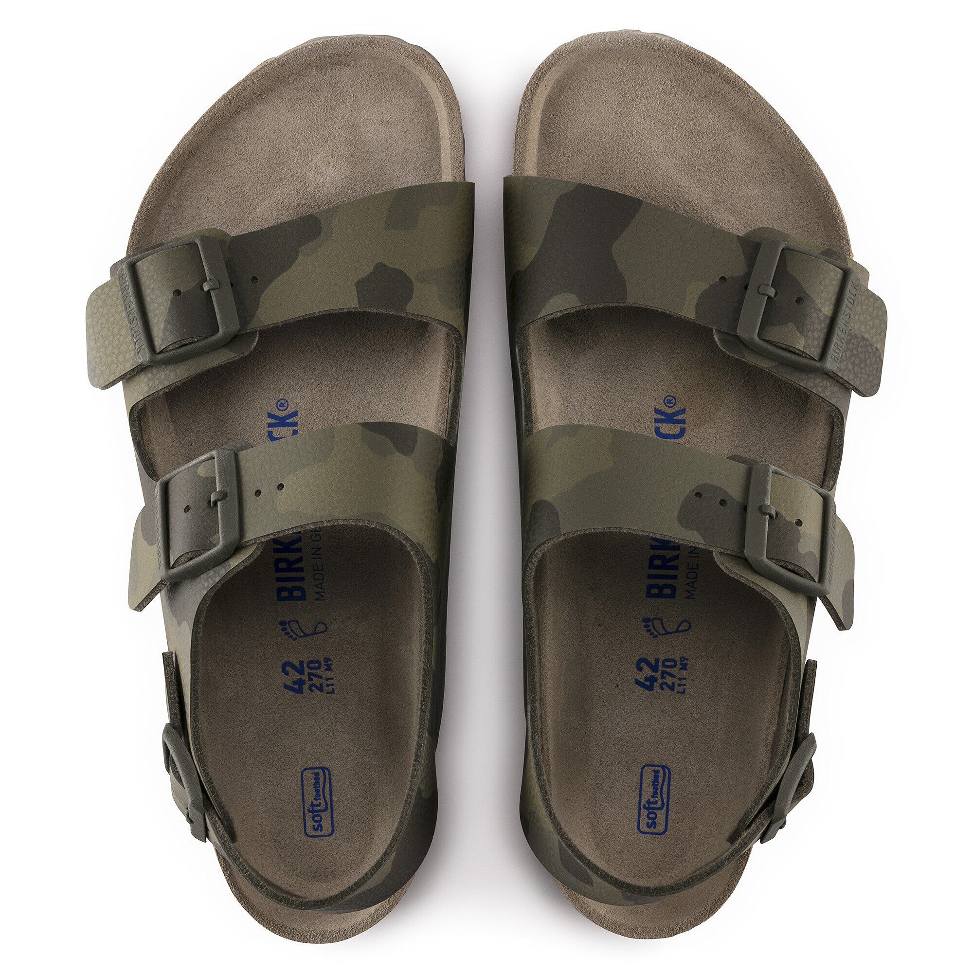 Milano Soft Footbed Birko-Flor Desert Soil Camo Green - Image 2