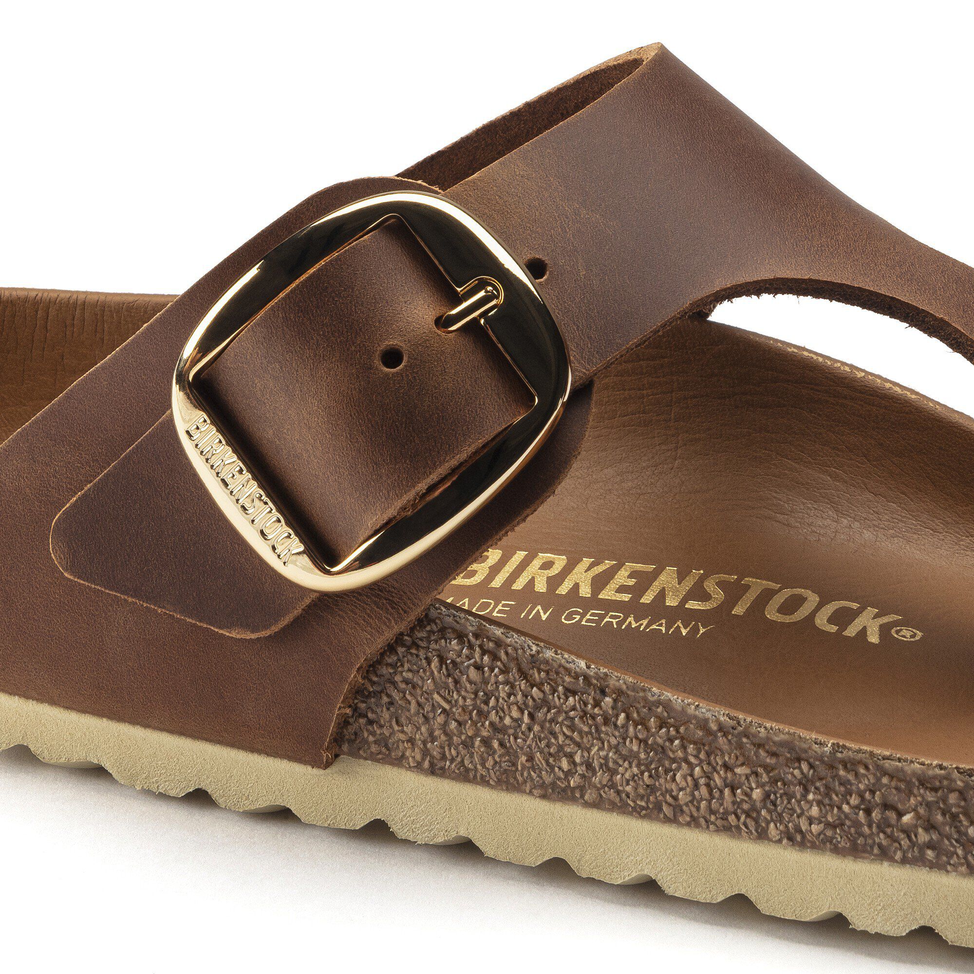 Gizeh Big Buckle Natural Leather Oiled - Image 5