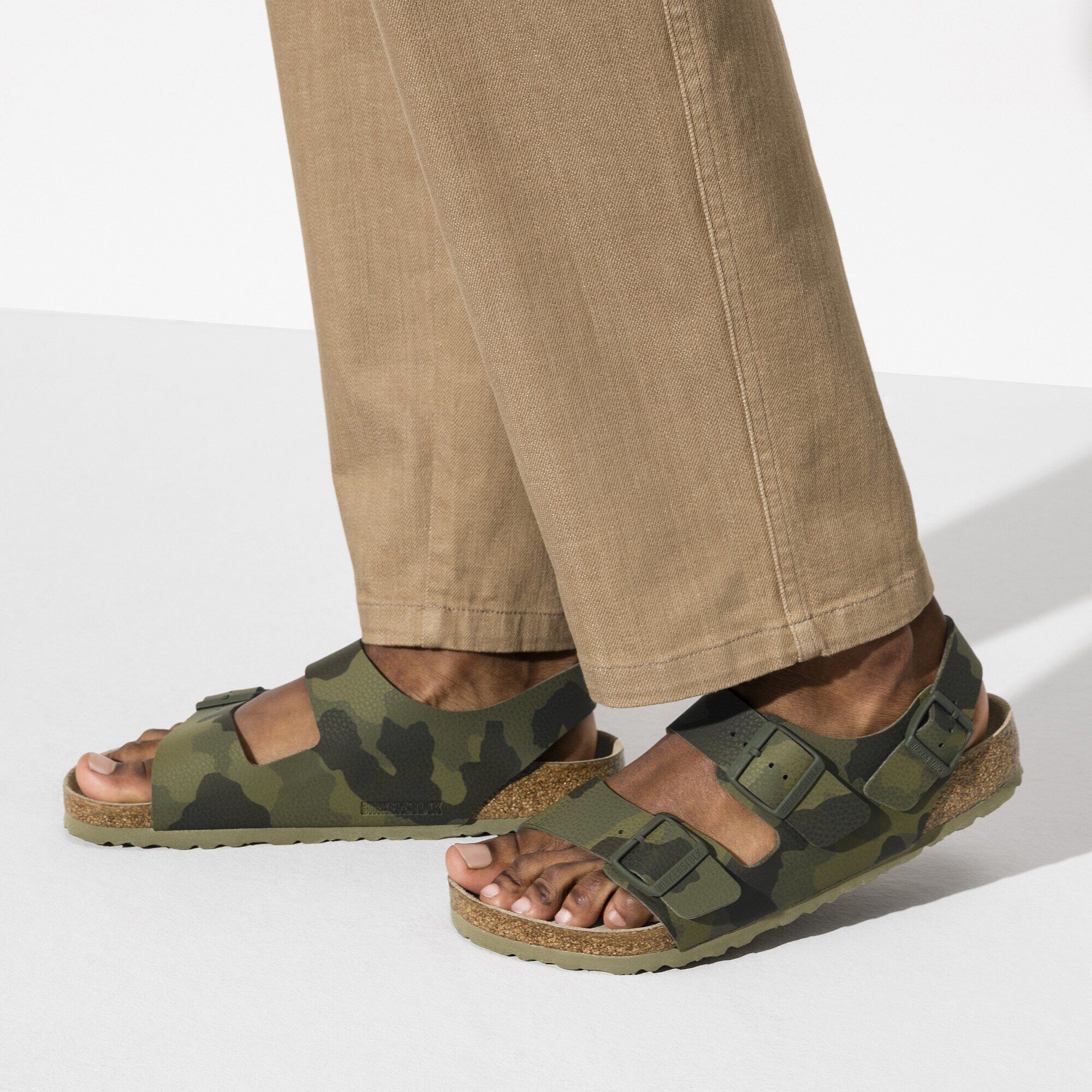 Milano Soft Footbed Birko-Flor Desert Soil Camo Green - Image 5