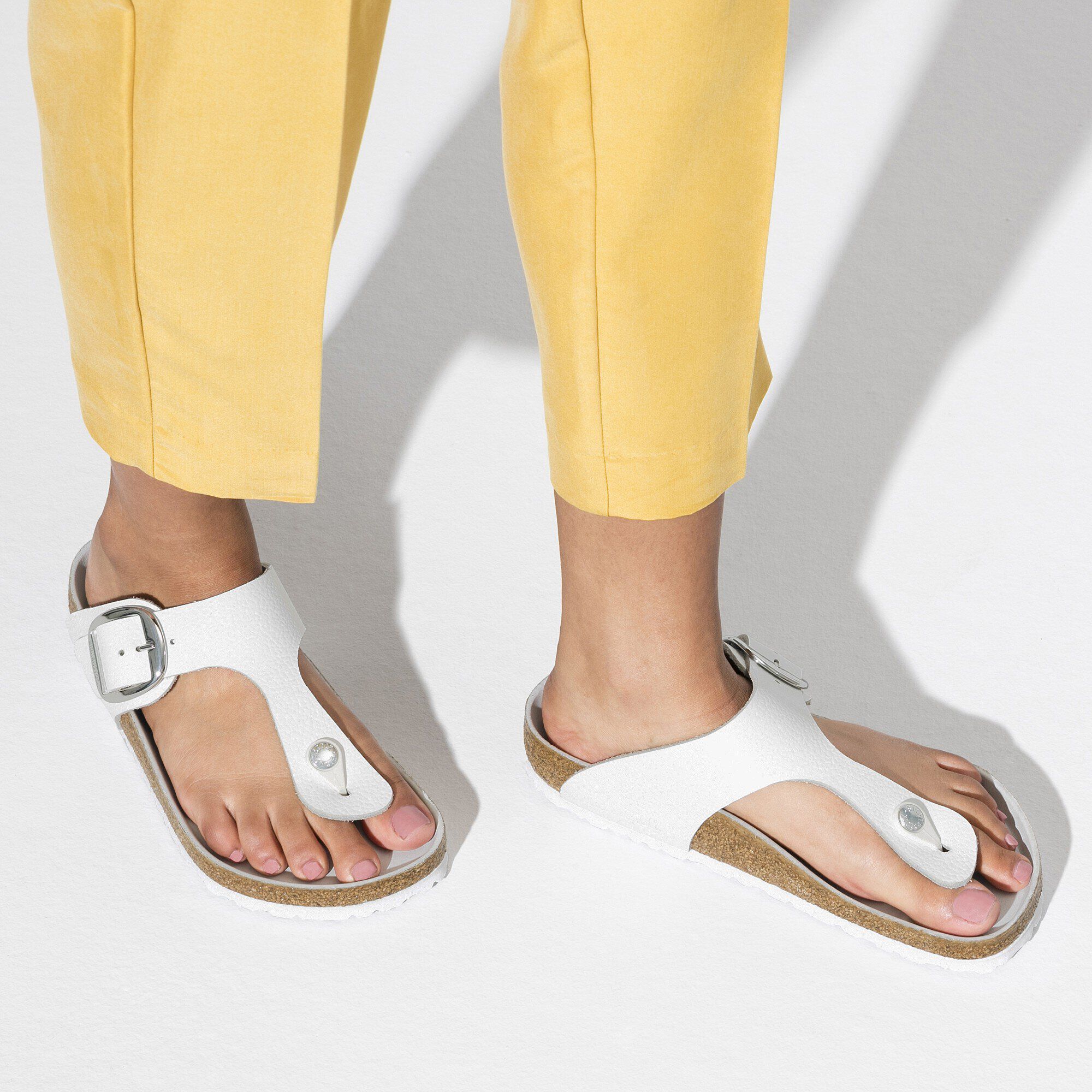 Gizeh Big Buckle Natural Leather - Image 5