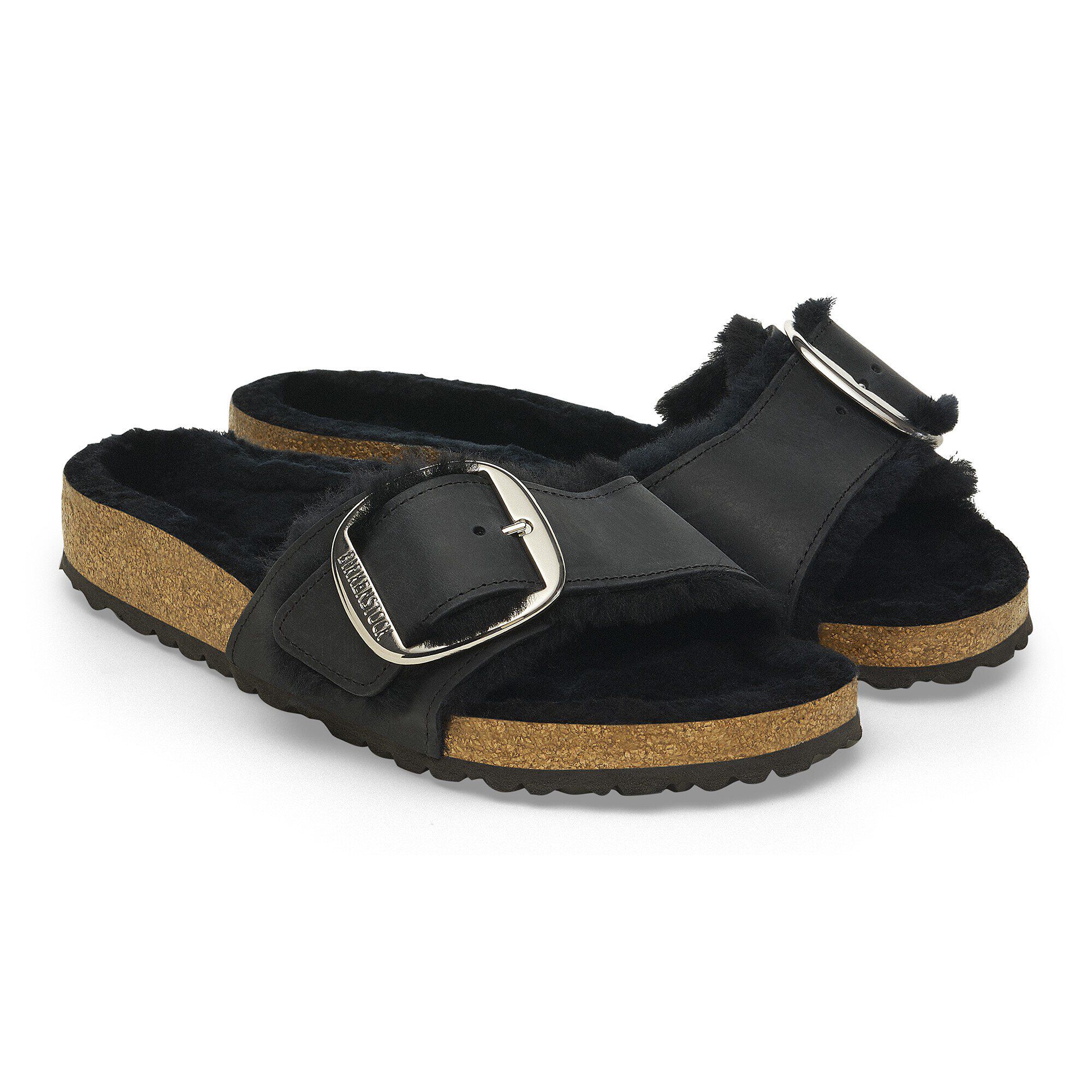 Madrid Big Buckle Shearling Natural Leather Oiled - Image 12