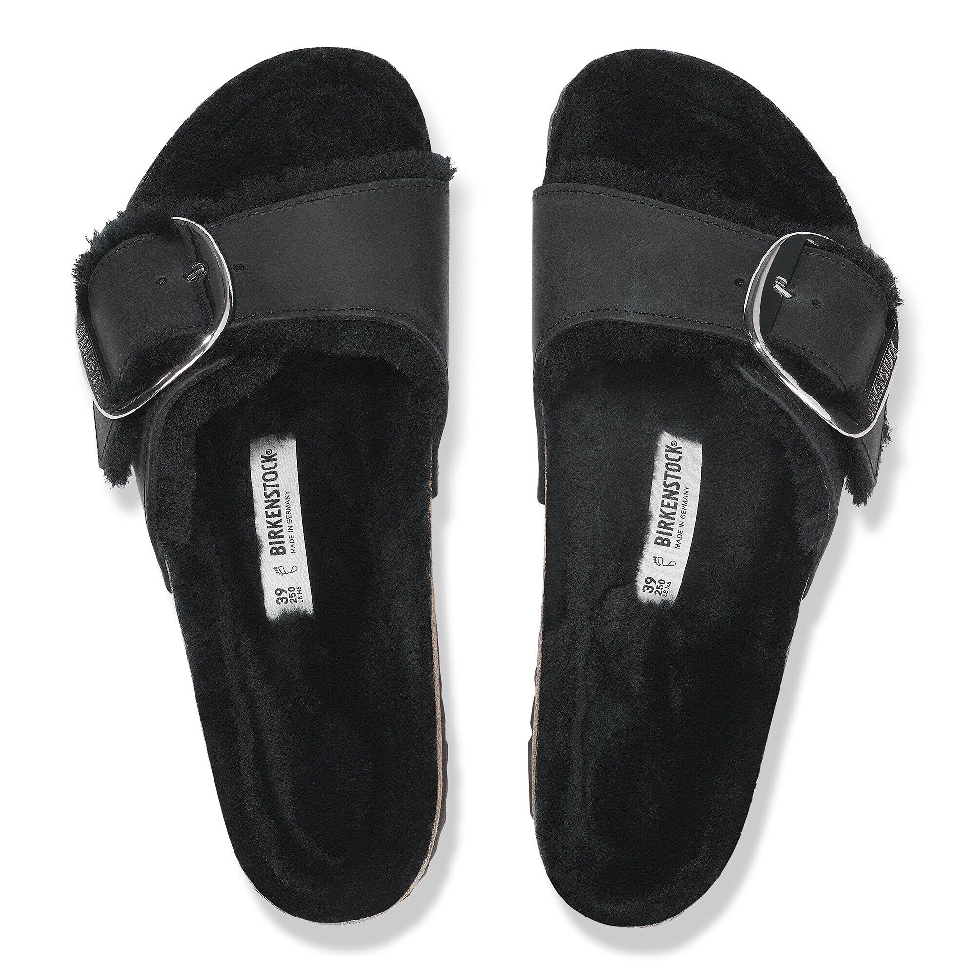 Madrid Big Buckle Shearling Natural Leather Oiled - Image 4