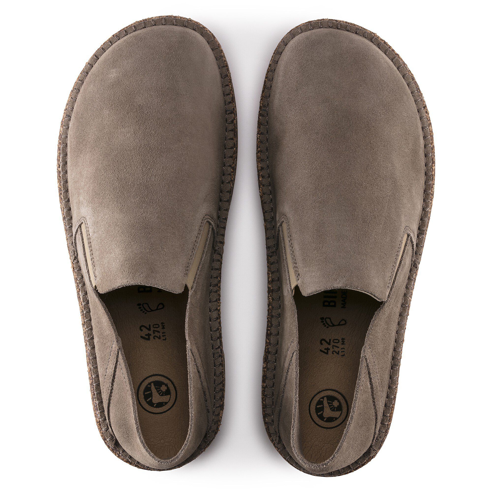 Callan Suede Leather Gray Taupe - Image 2