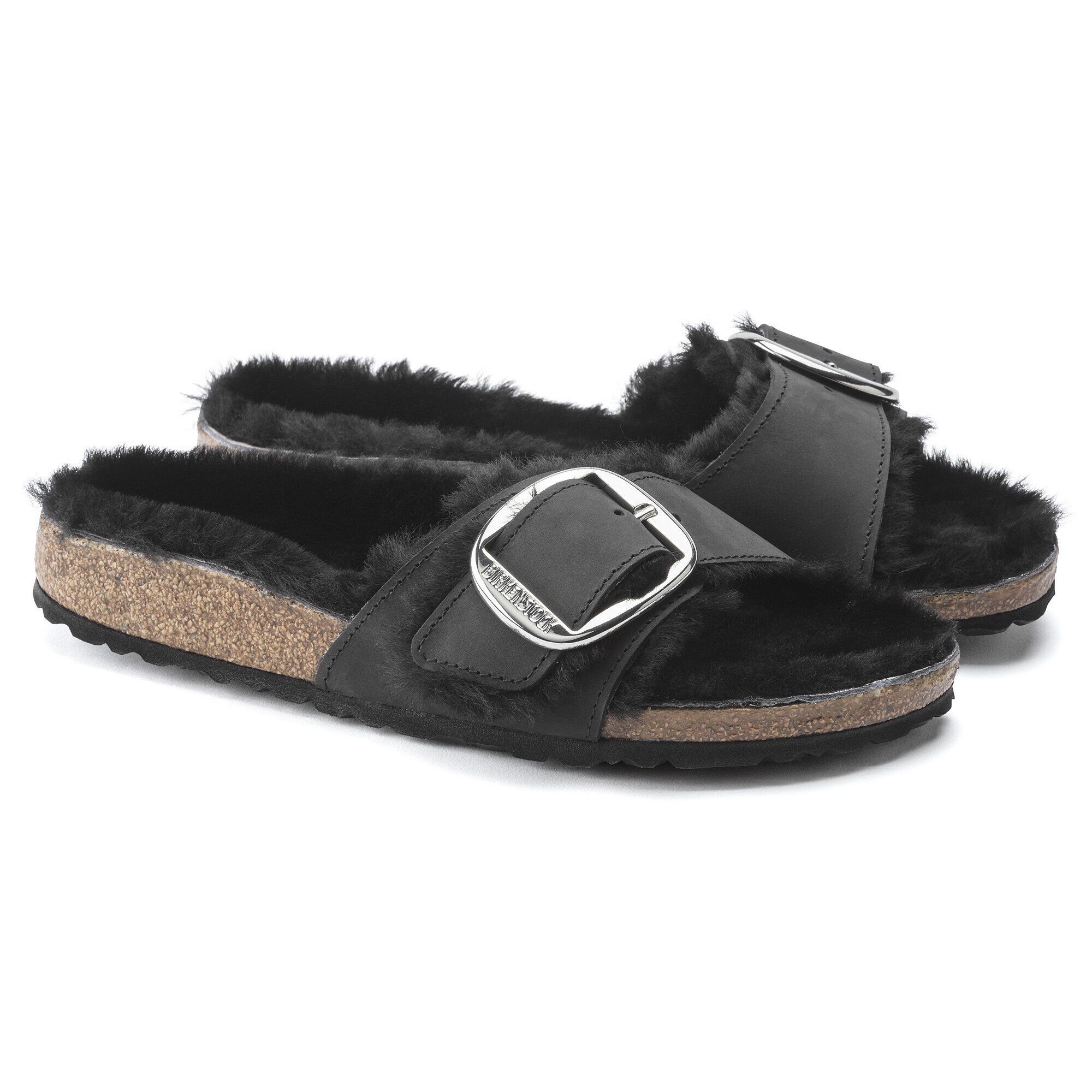 Madrid Big Buckle Shearling Natural Leather Oiled - Image 7