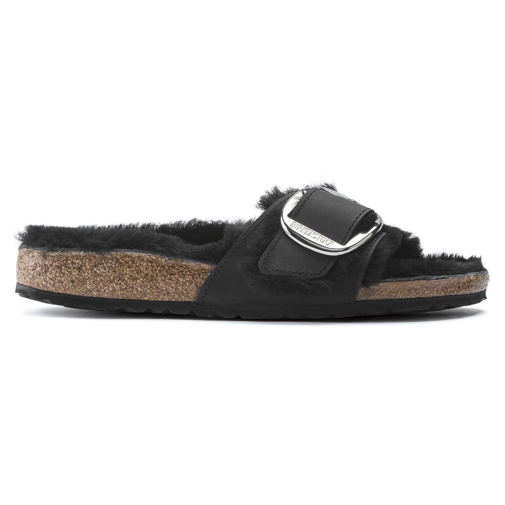 Madrid Big Buckle Shearling Natural Leather Oiled - Image 5