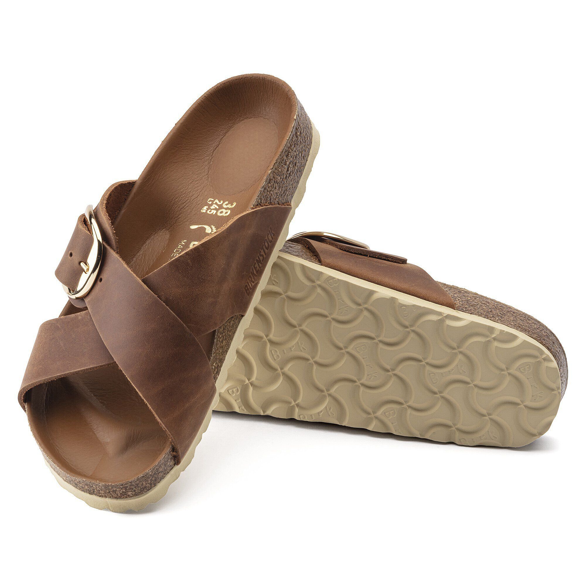 Siena Big Buckle Natural Leather Oiled - Image 7