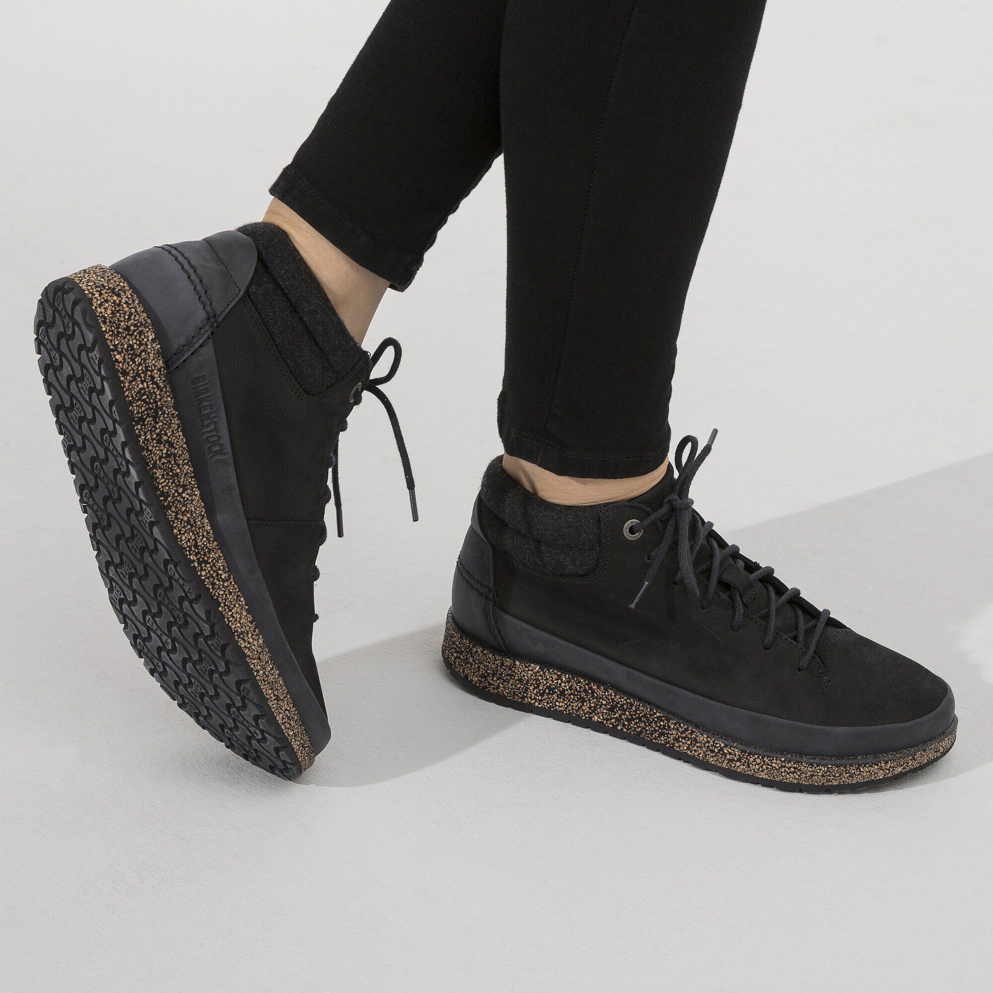 Honnef High Nubuck Leather Black - Image 12