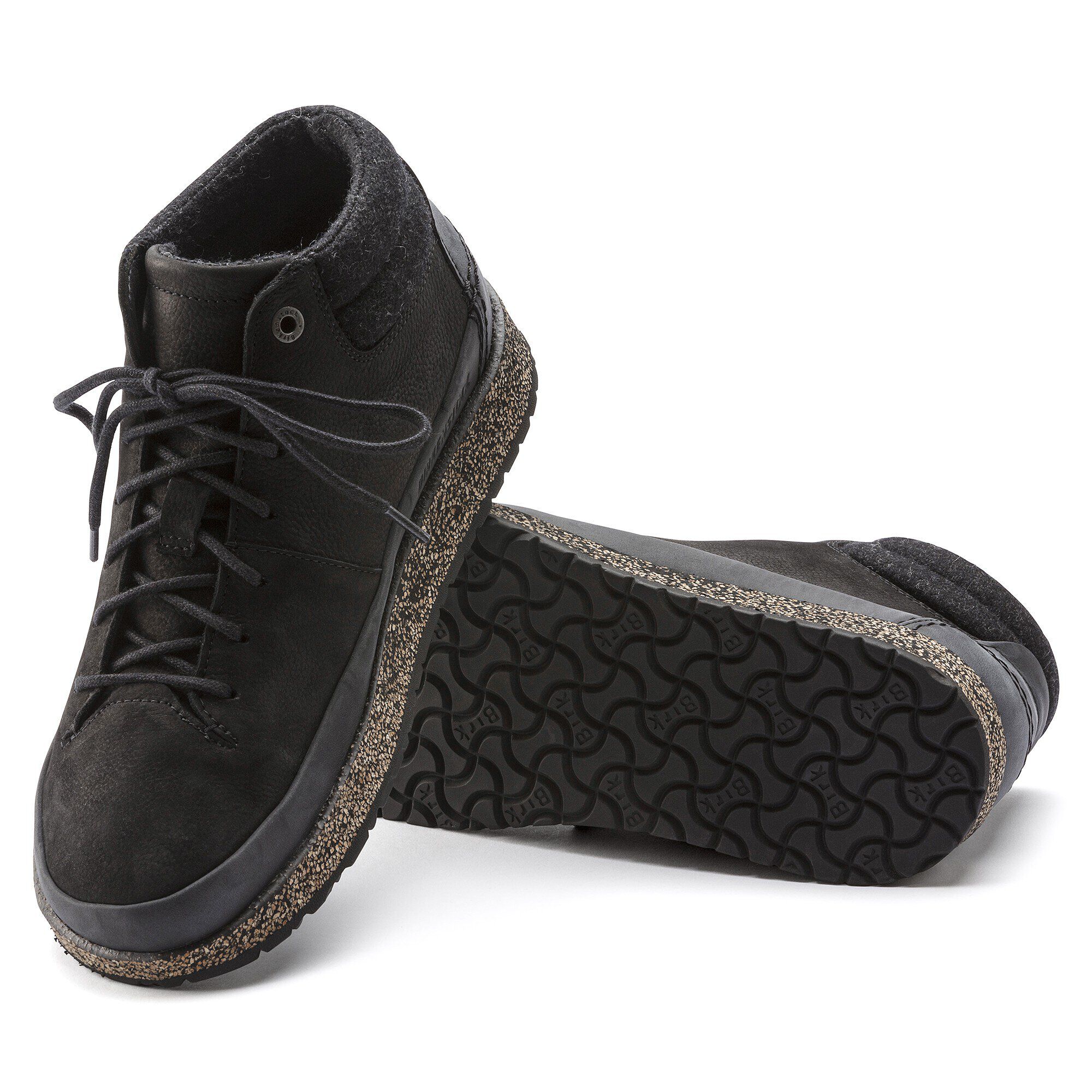Honnef High Nubuck Leather Black - Image 9