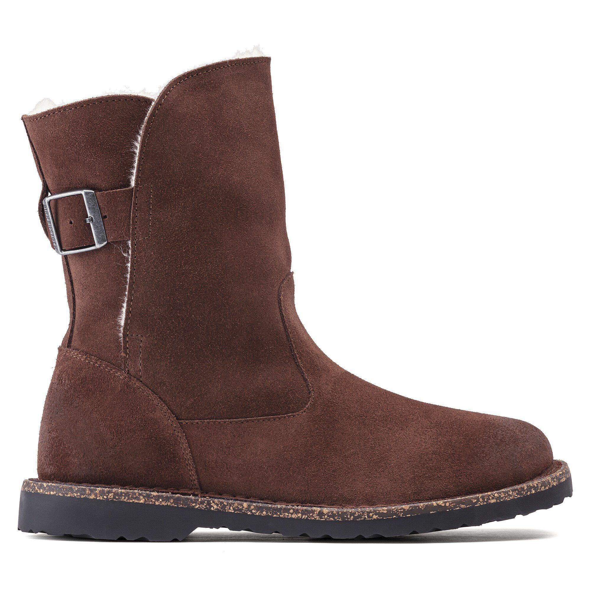 Uppsala Shearling Suede Leather Espresso - Image 3