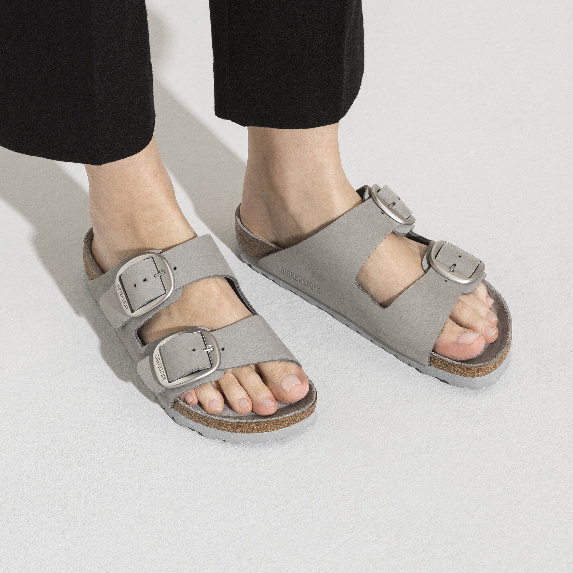 Arizona Big Buckle Natural Leather Nubuck - Image 4