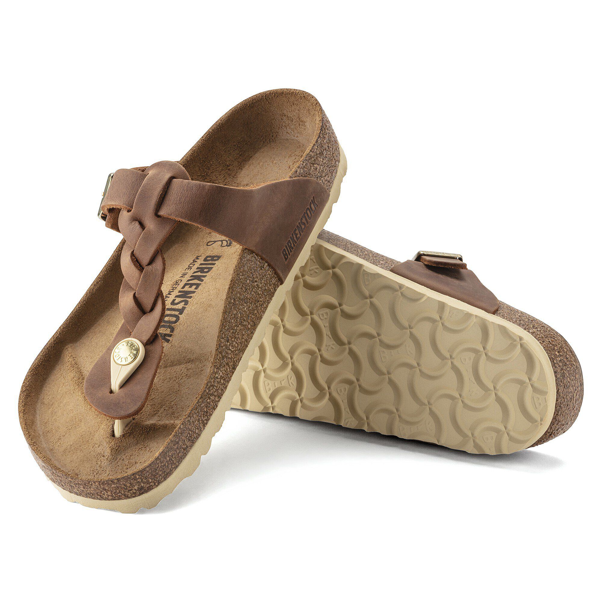 Gizeh Braided Natural Leather Oiled - Image 5
