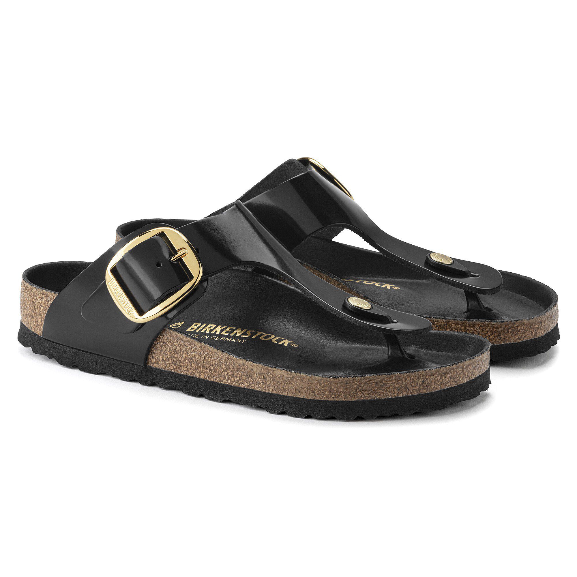 Gizeh Big Buckle Natural Leather Patent - Image 5
