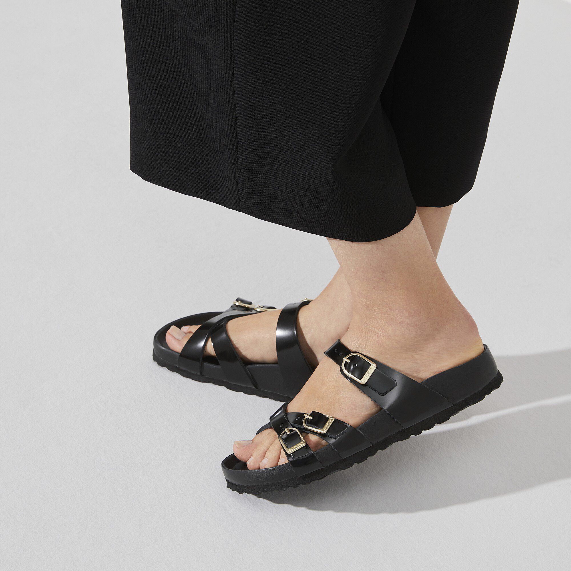 Franca Natural Leather Patent High Shine Black - Image 5
