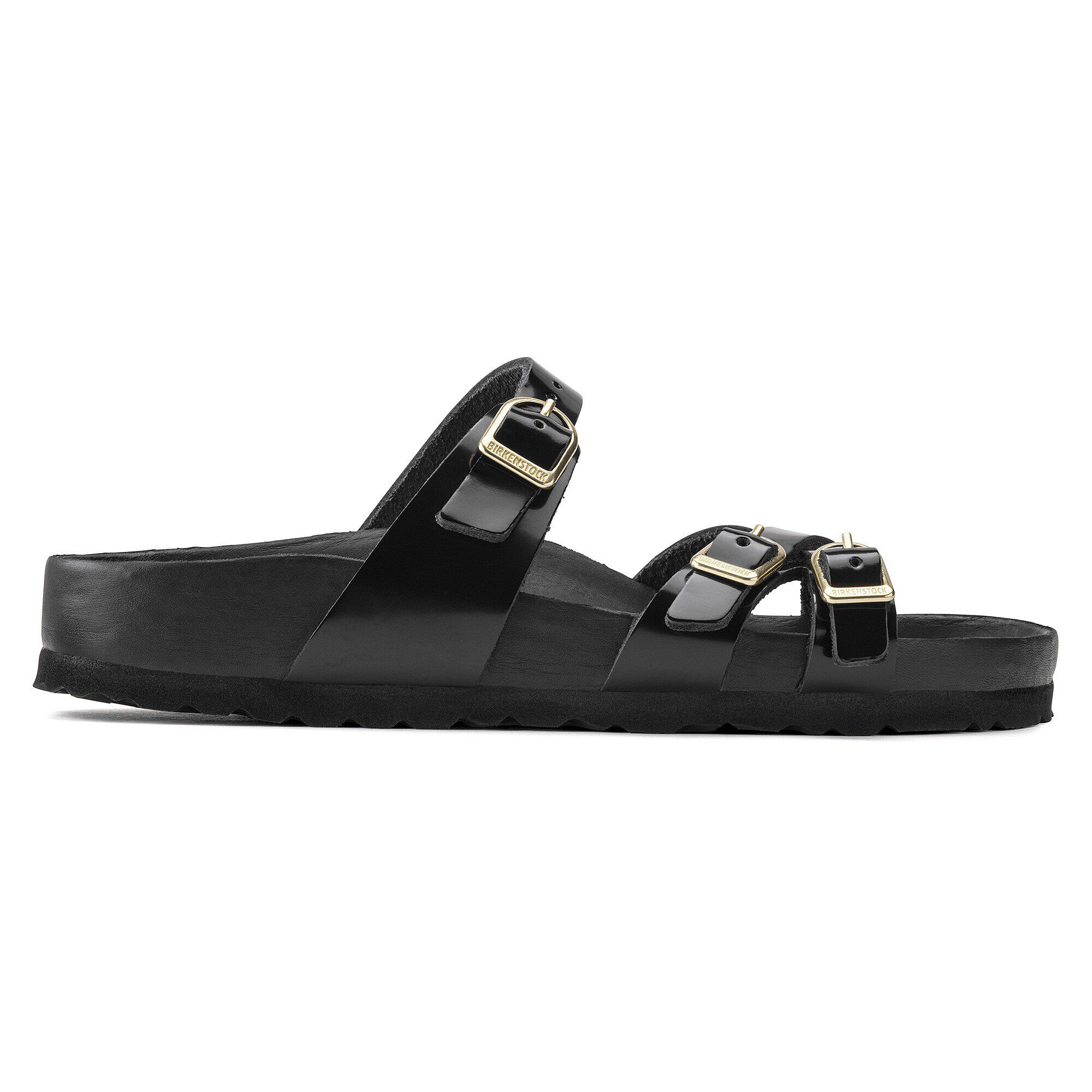 Franca Natural Leather Patent High Shine Black - Image 3