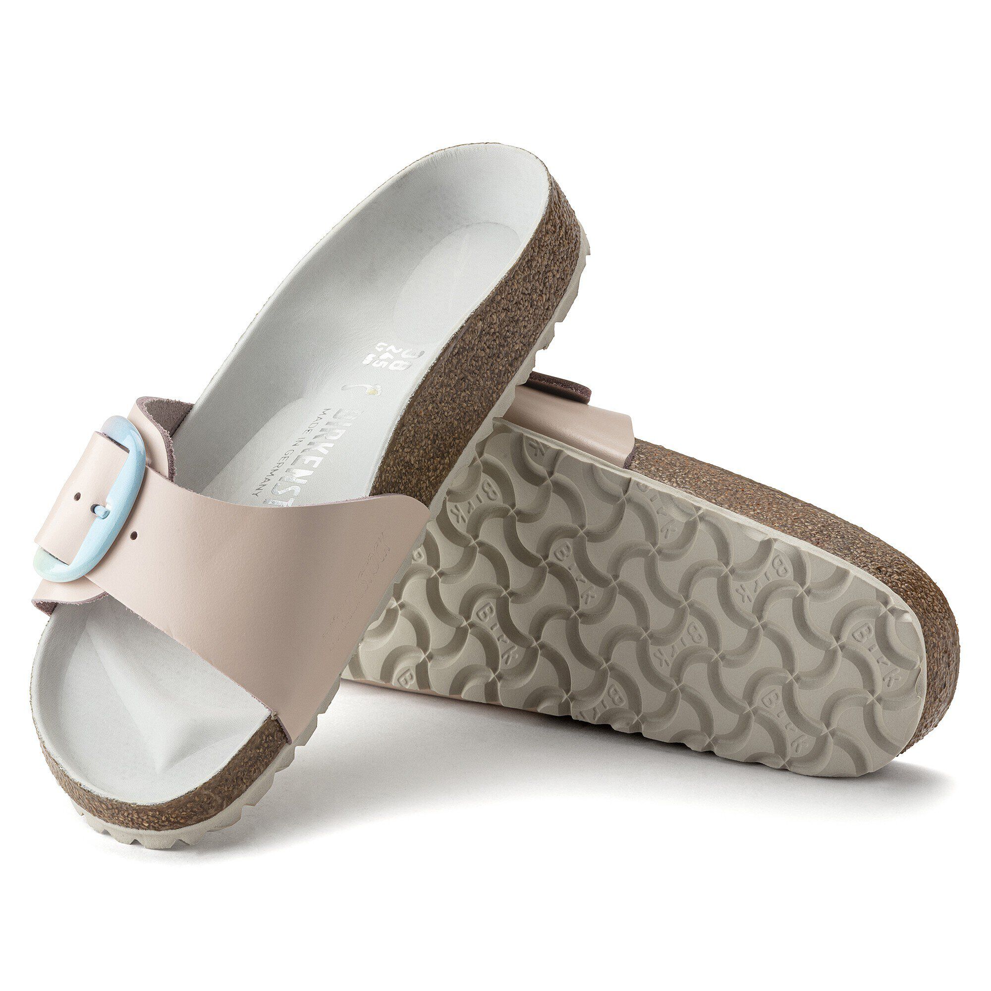Madrid Big Buckle Leather Light Rose - Image 5