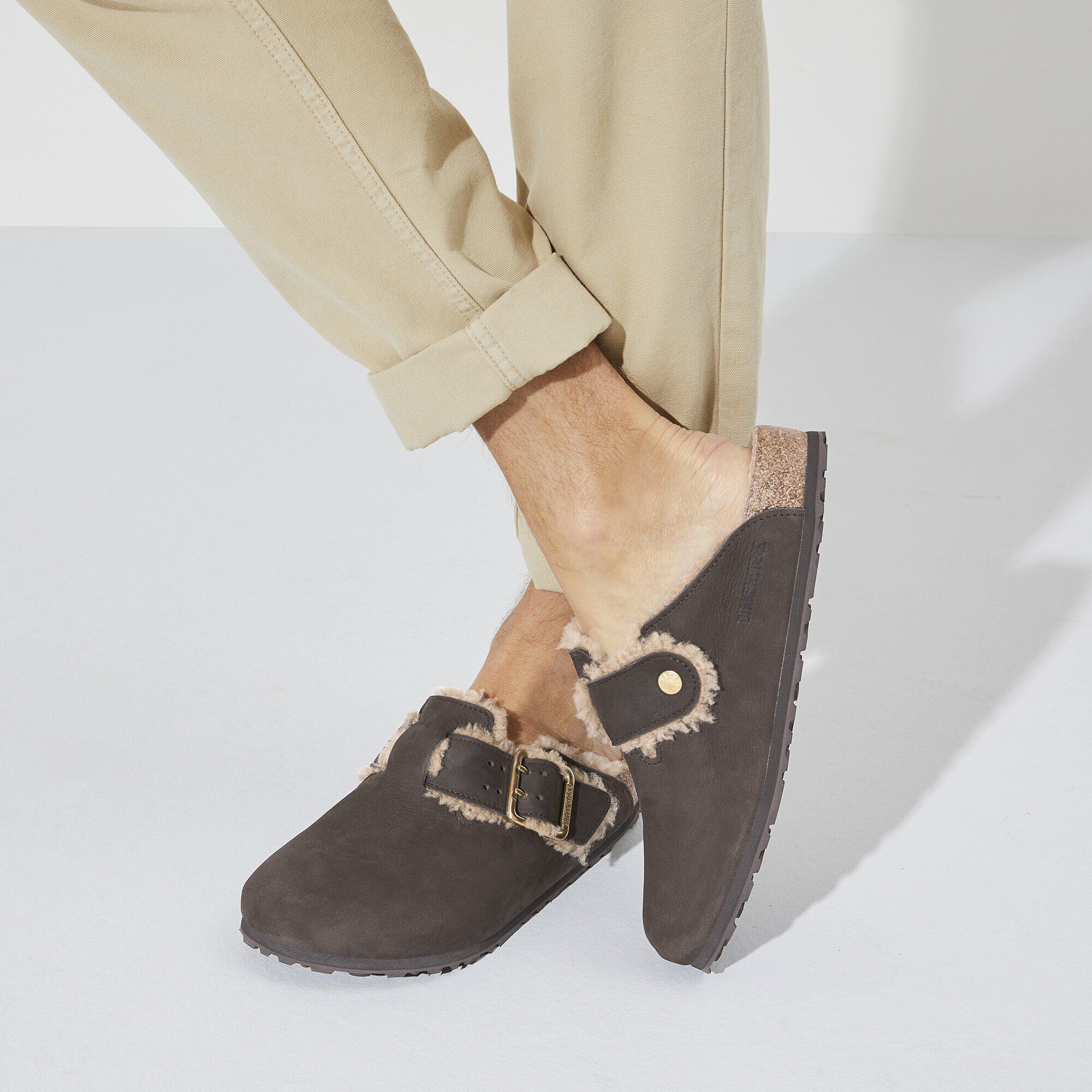 Boston Bold Shearling Leather Espresso - Image 5