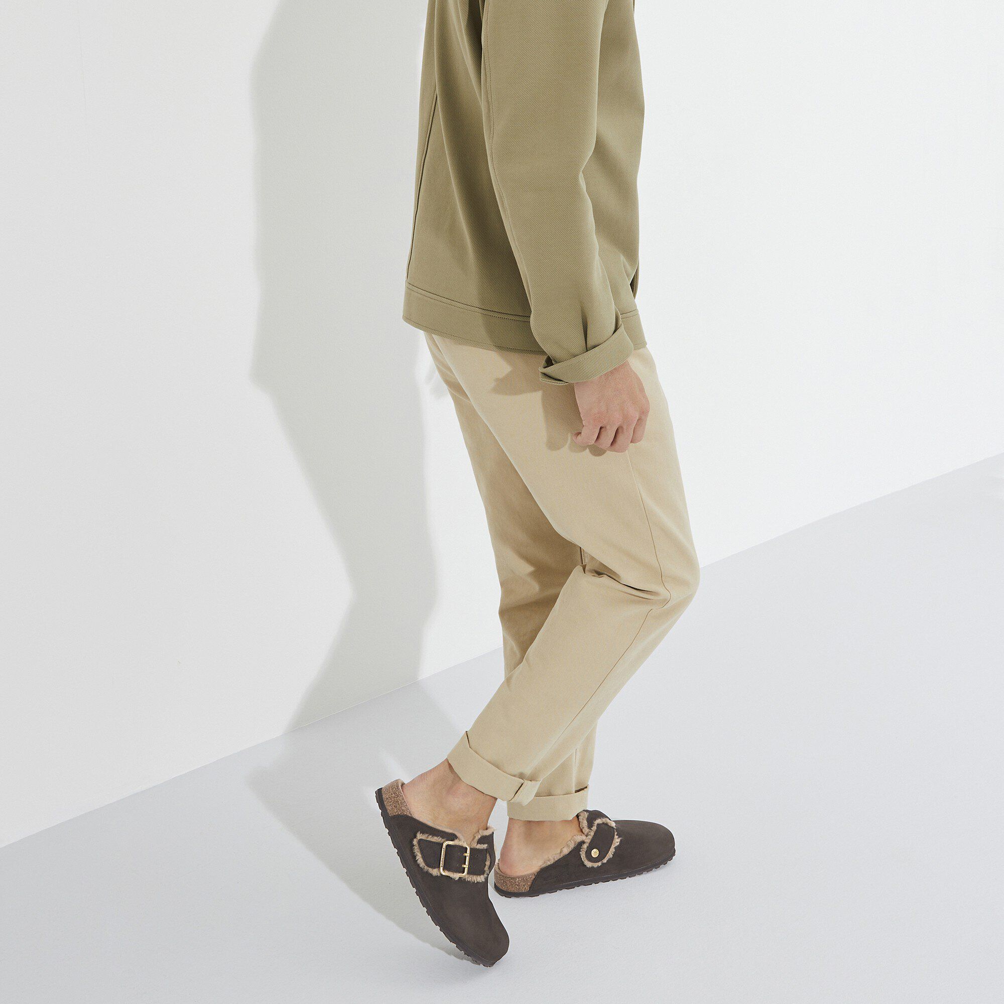 Boston Bold Shearling Leather Espresso - Image 4