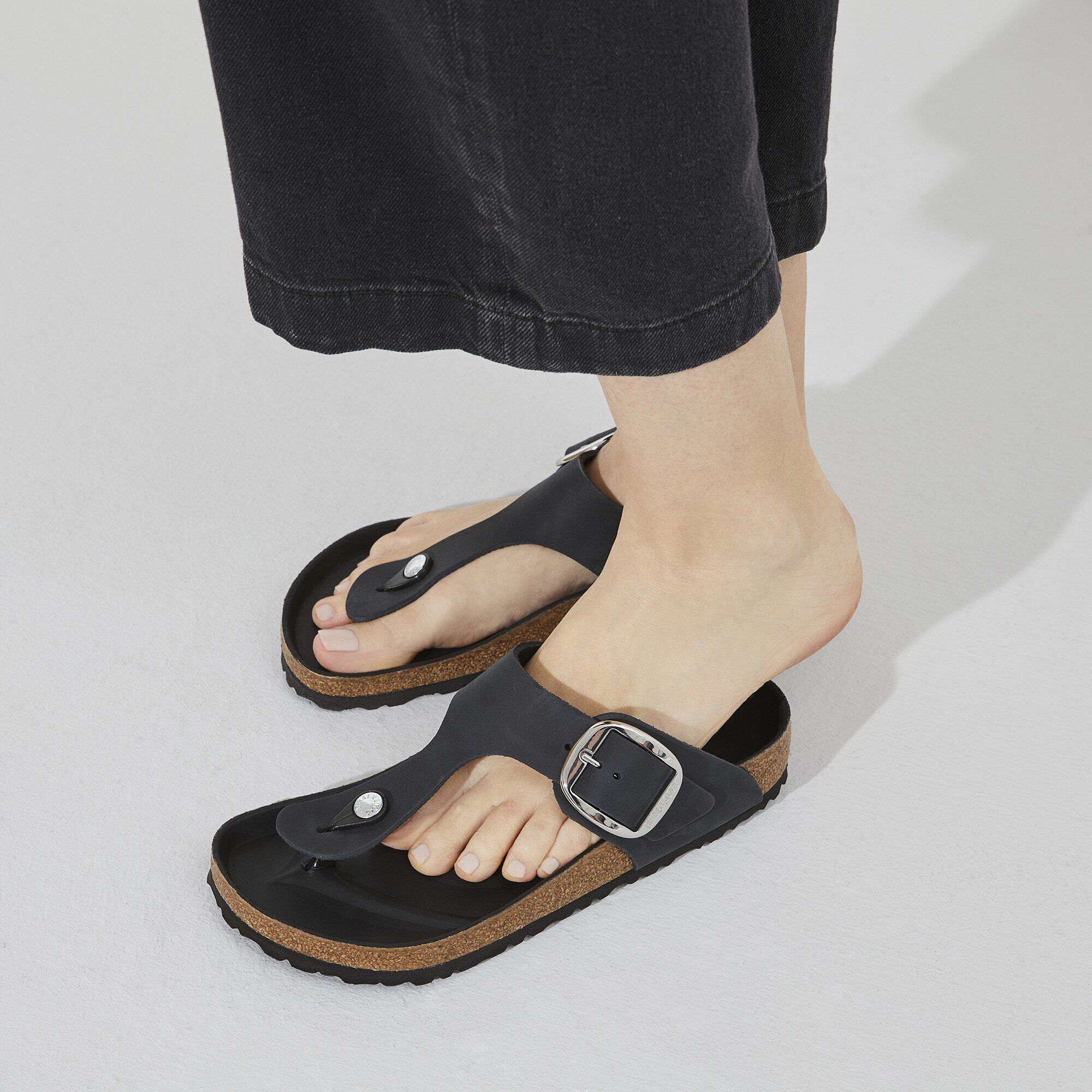 Gizeh Big Buckle Natural Leather Oiled - Image 9