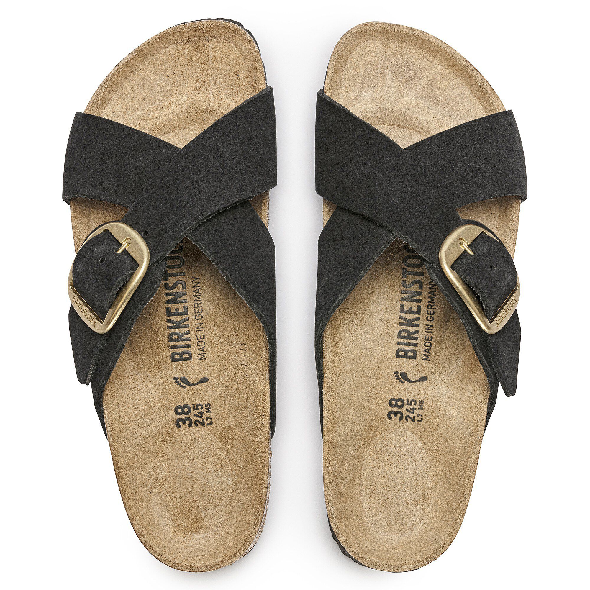 Siena Big Buckle Nubuk Leather - Image 2