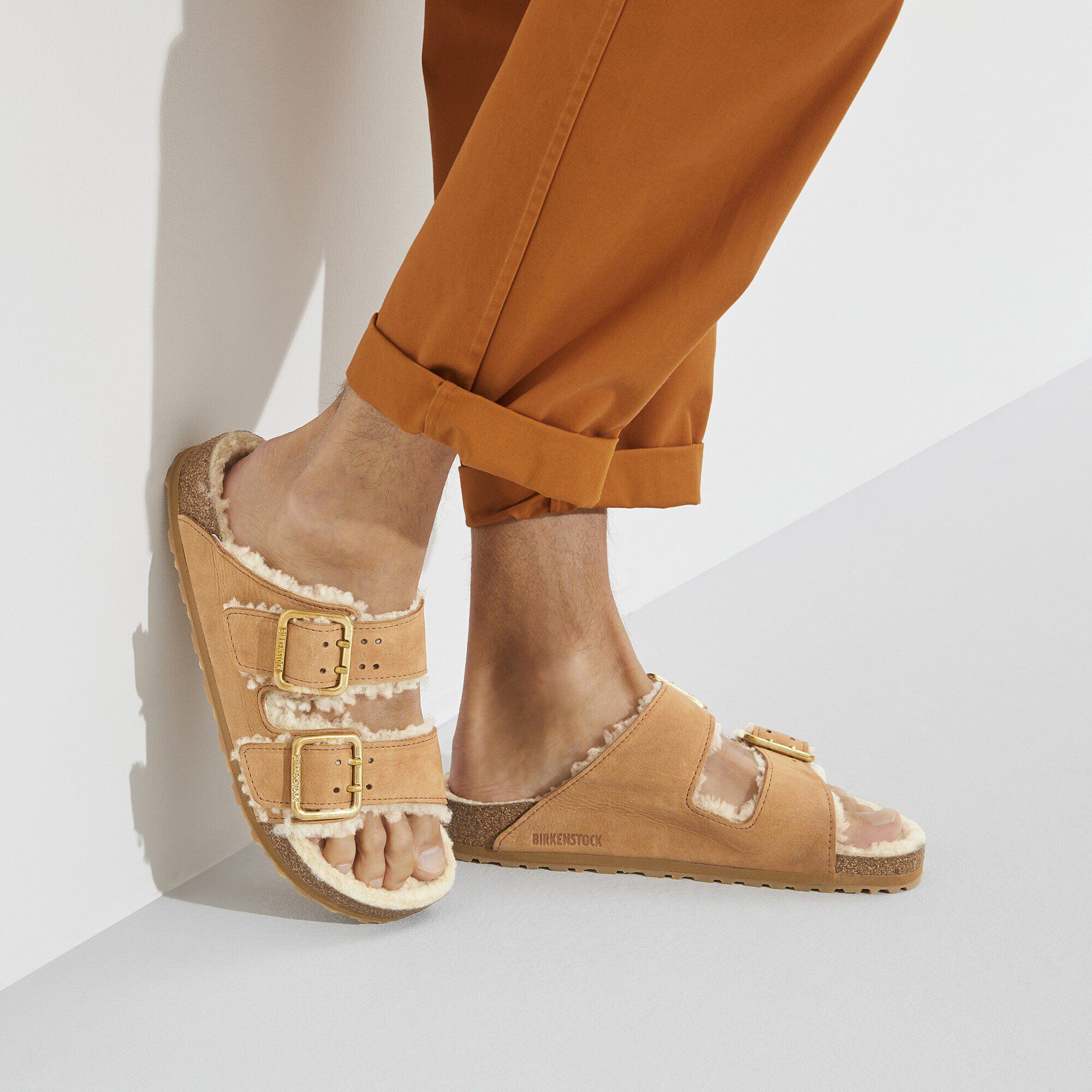 Arizona Bold Shearling Natural Leather - Image 8