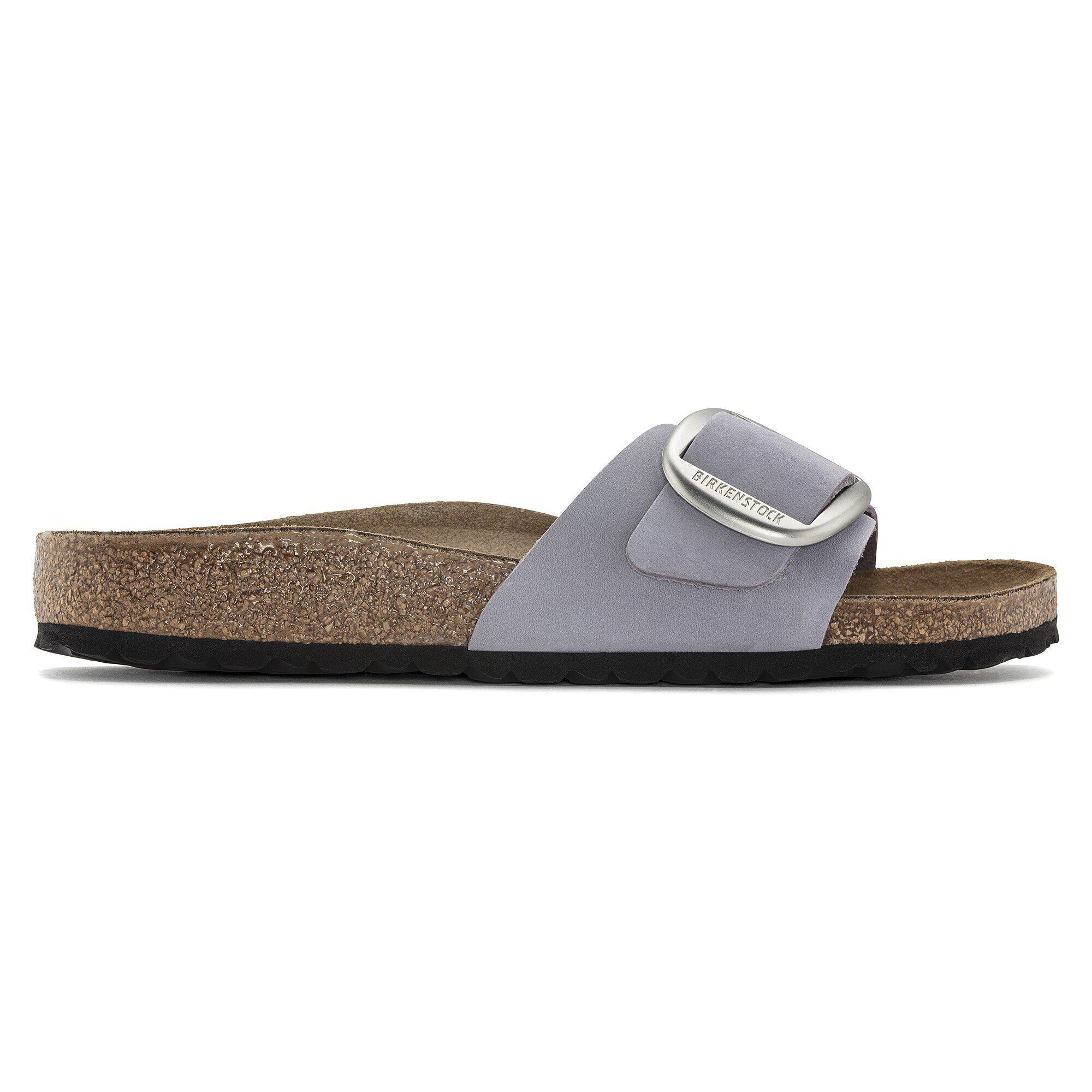 Madrid Big Buckle Nubuck Leather Purple Fog - Image 3