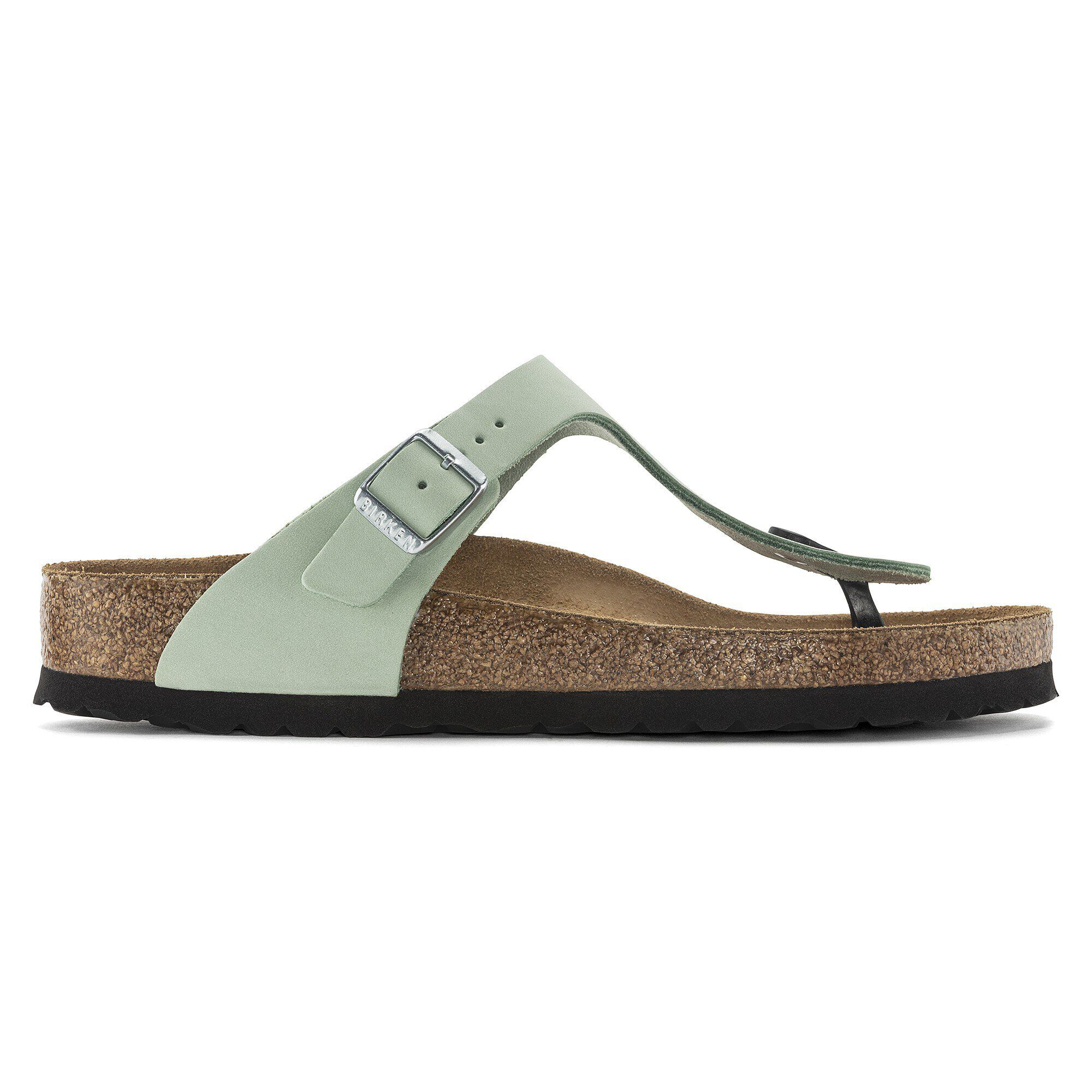 Gizeh Soft Footbed Nubuck Leather Matcha - Image 3