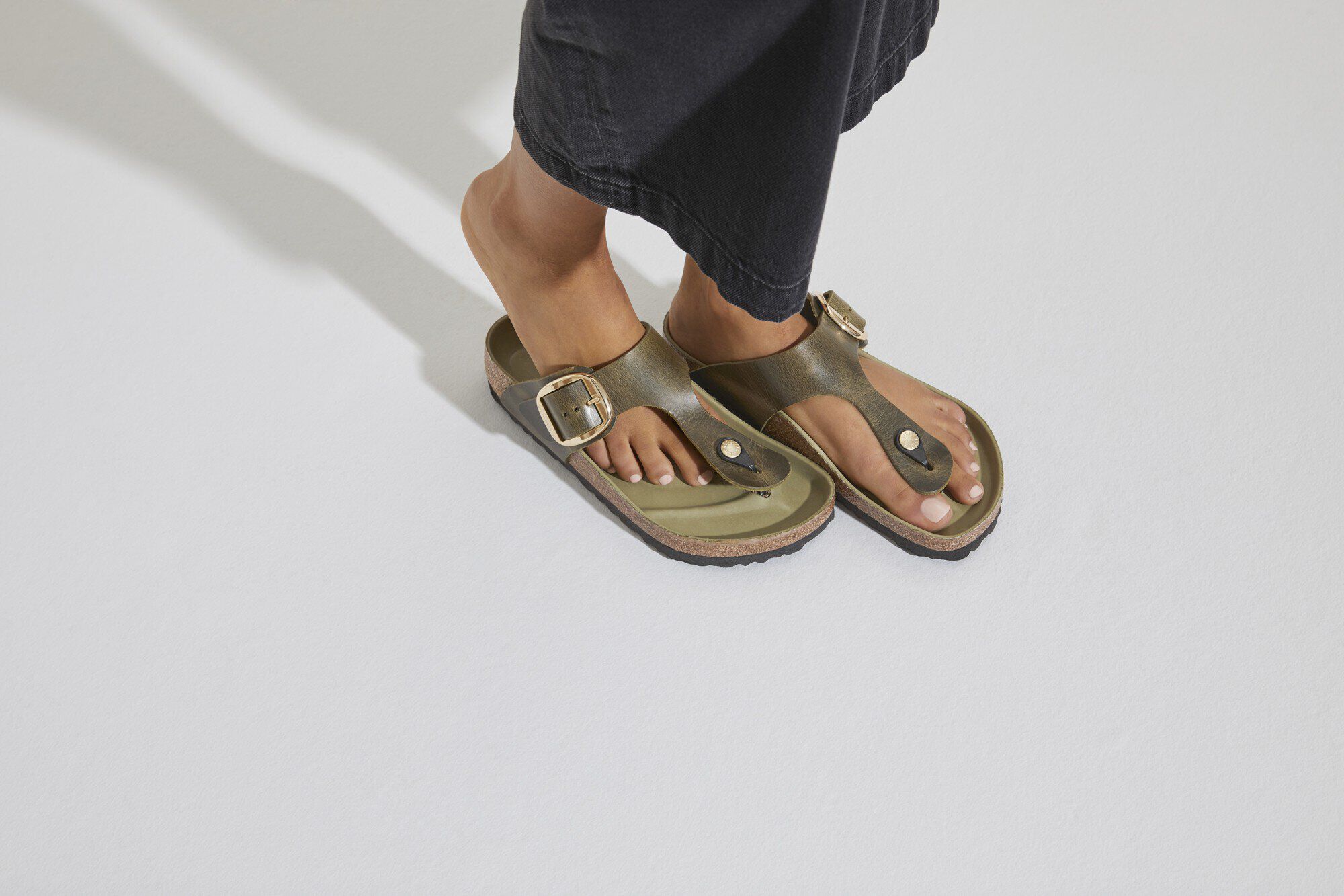 Gizeh Big Buckle Natural Leather Oiled - Image 6