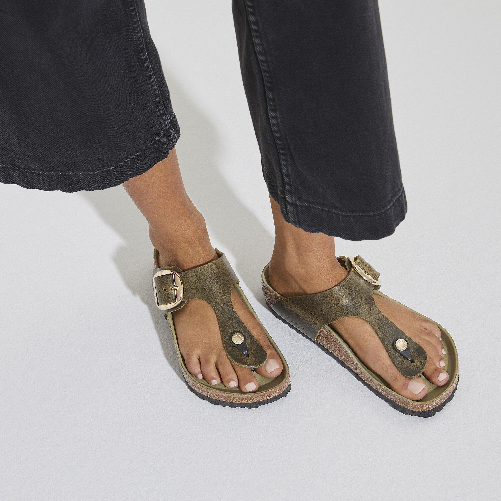 Gizeh Big Buckle Natural Leather Oiled - Image 5