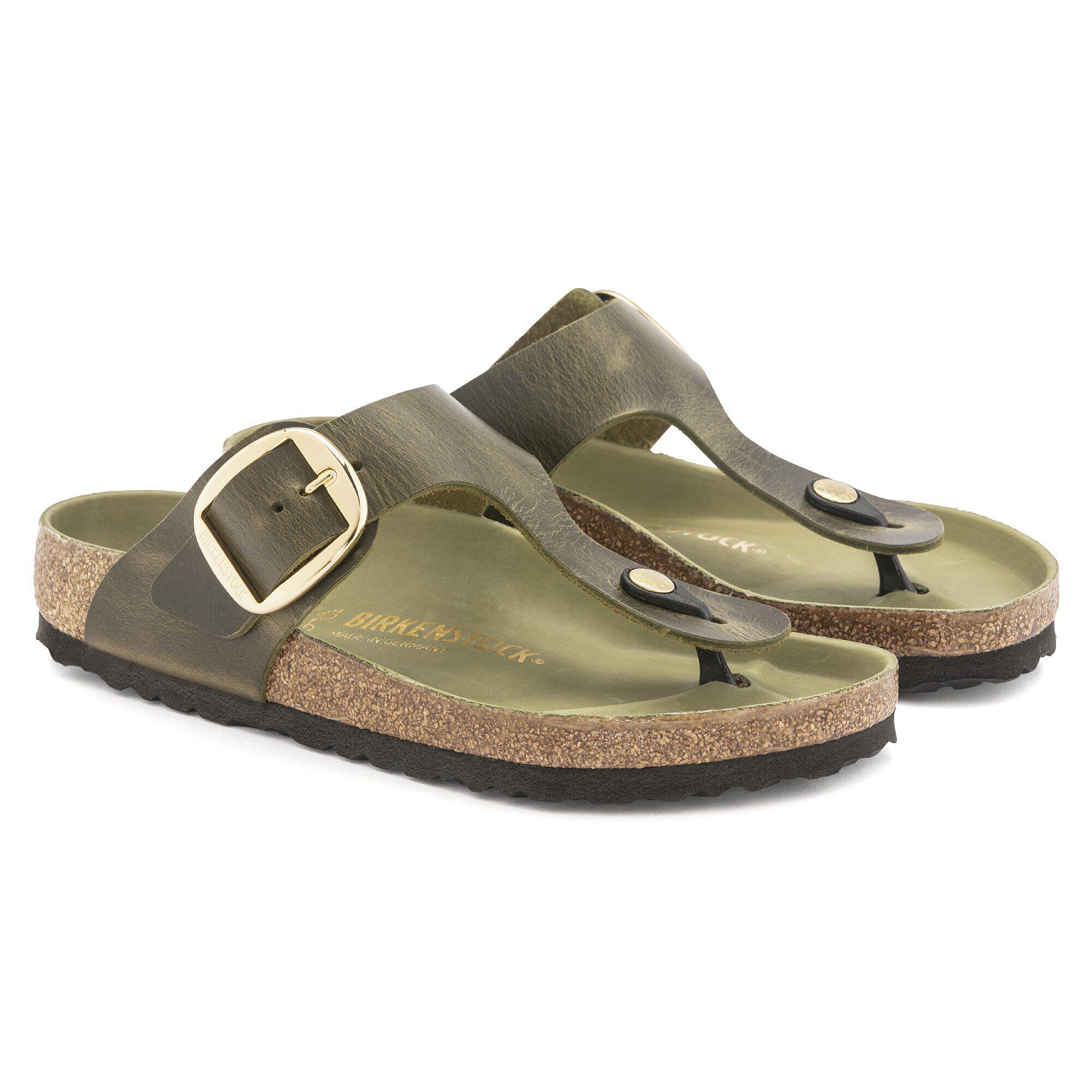 Gizeh Big Buckle Natural Leather Oiled - Image 7