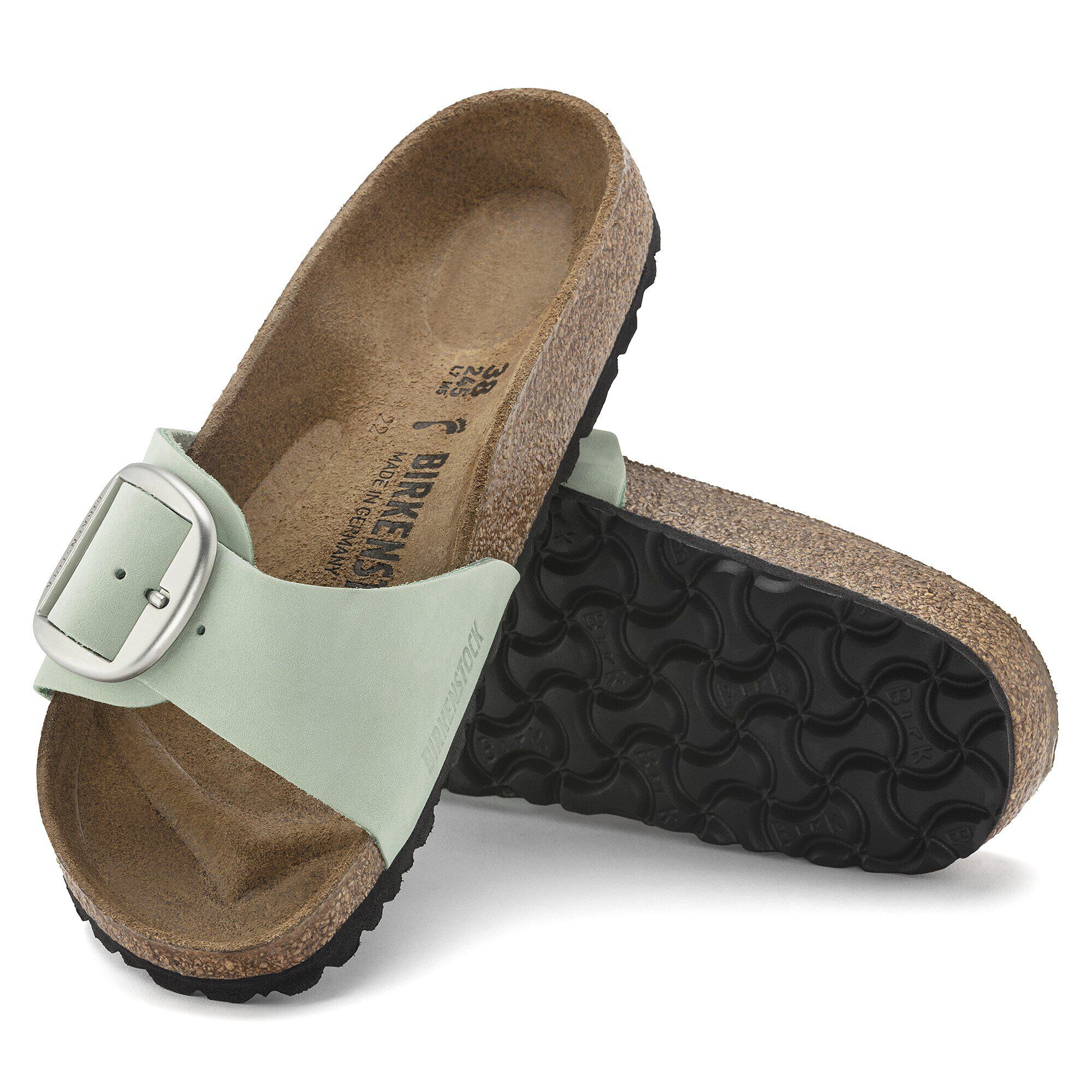 Madrid Big Buckle Nubuk Leather - Image 8