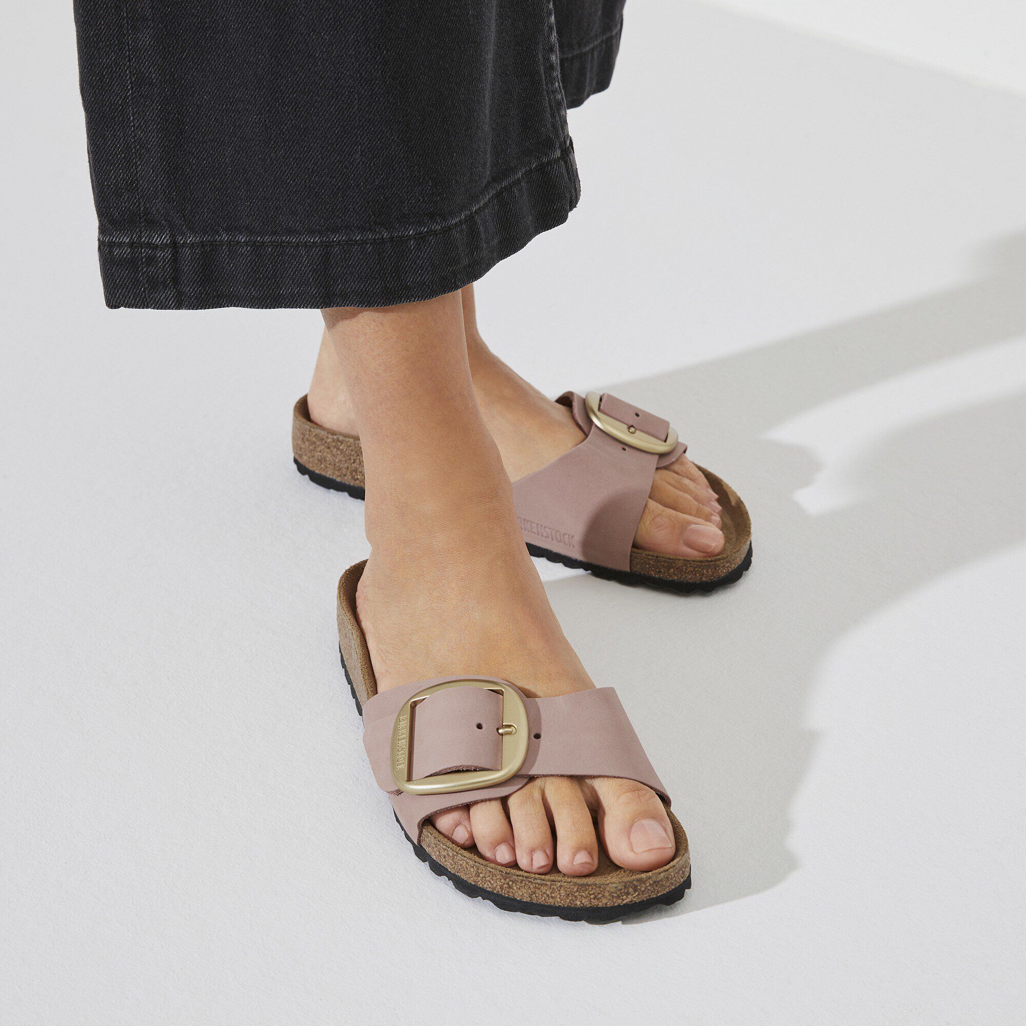 Madrid Big Buckle Natural Leather Nubuck - Image 6
