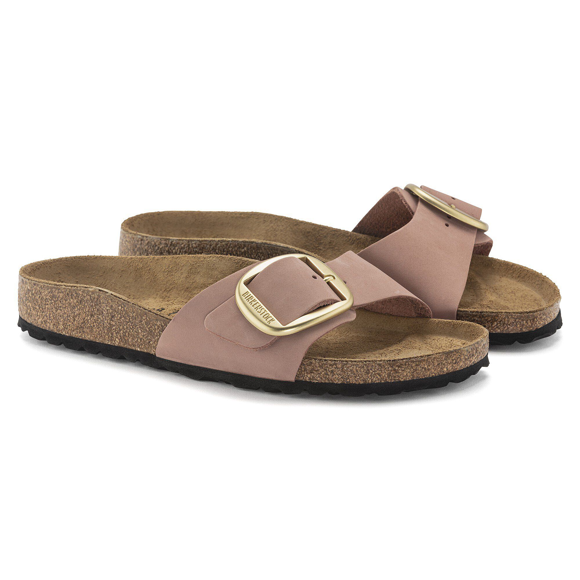 Madrid Big Buckle Natural Leather Nubuck - Image 4