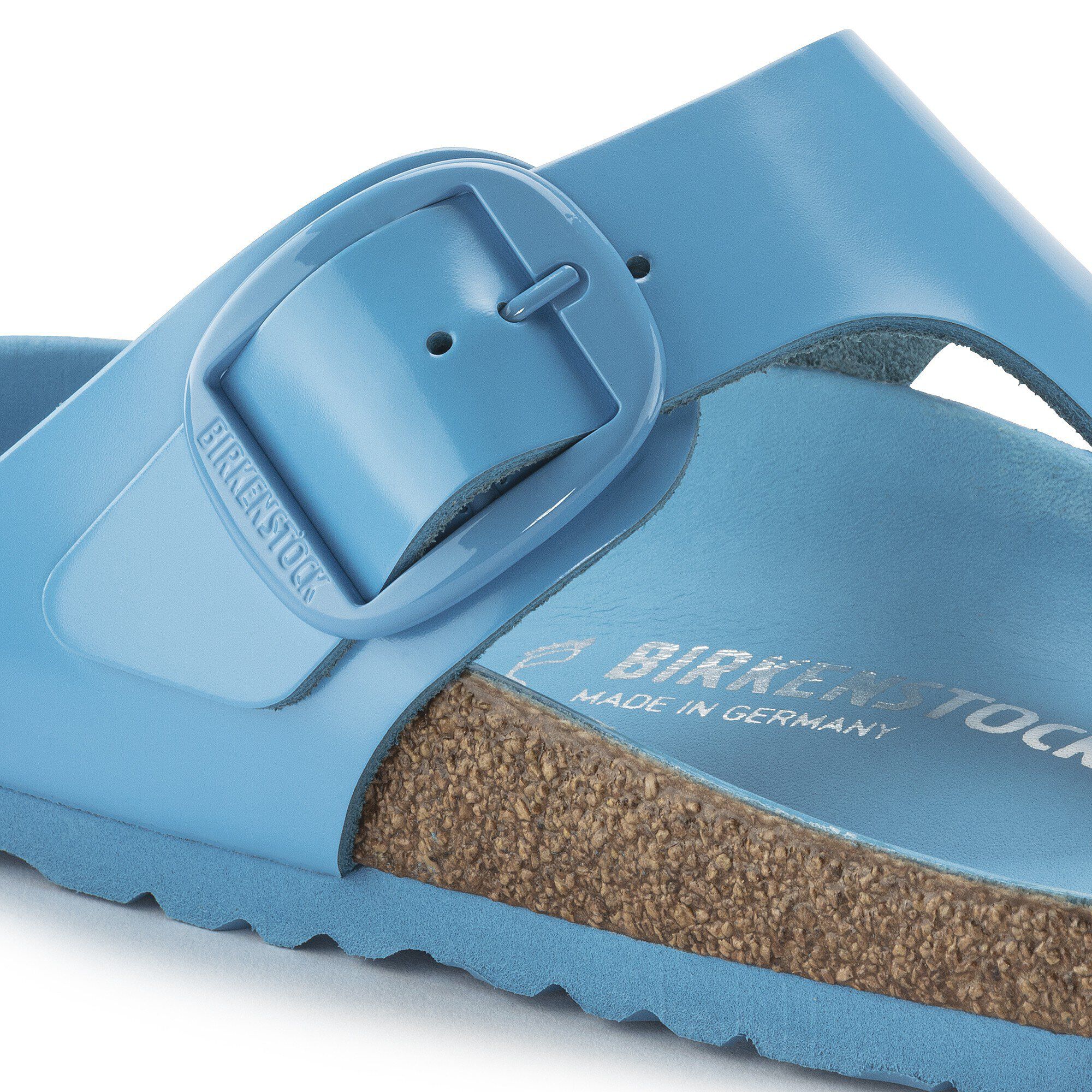 Gizeh Big Buckle Natural Leather Patent - Image 9