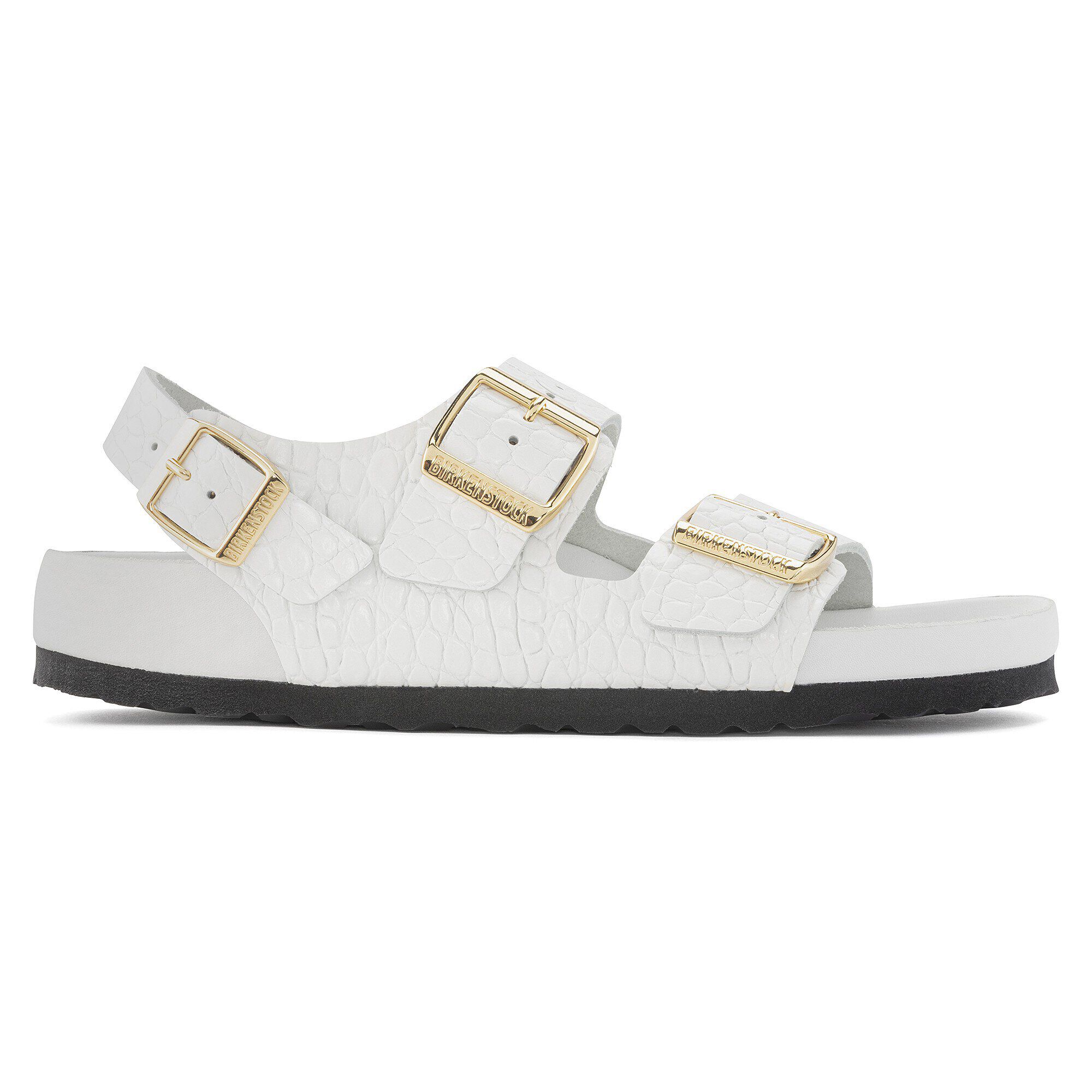 Milano Embossed Leather Emboss White - Image 3