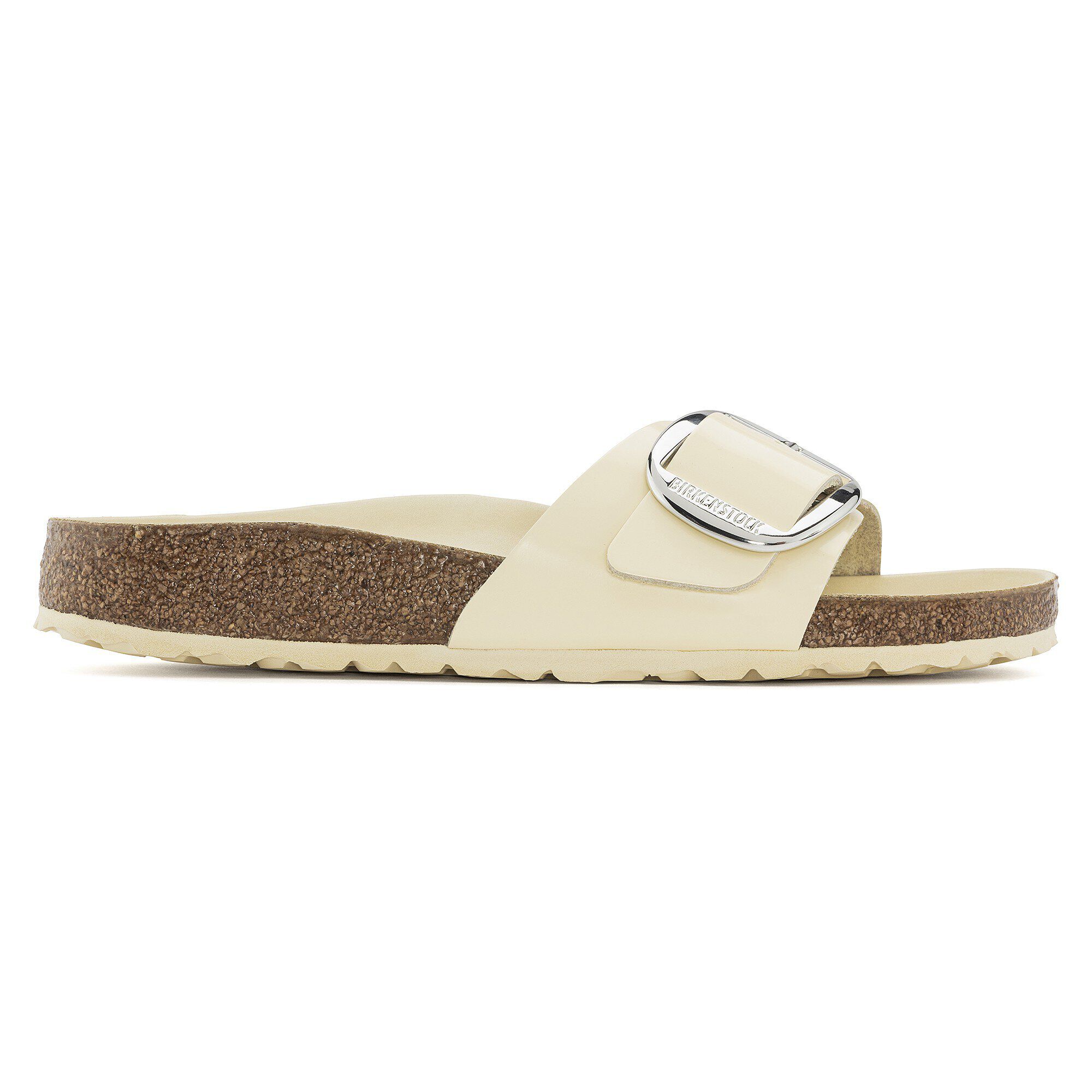 Madrid Big Buckle Natural Leather Patent - Image 3