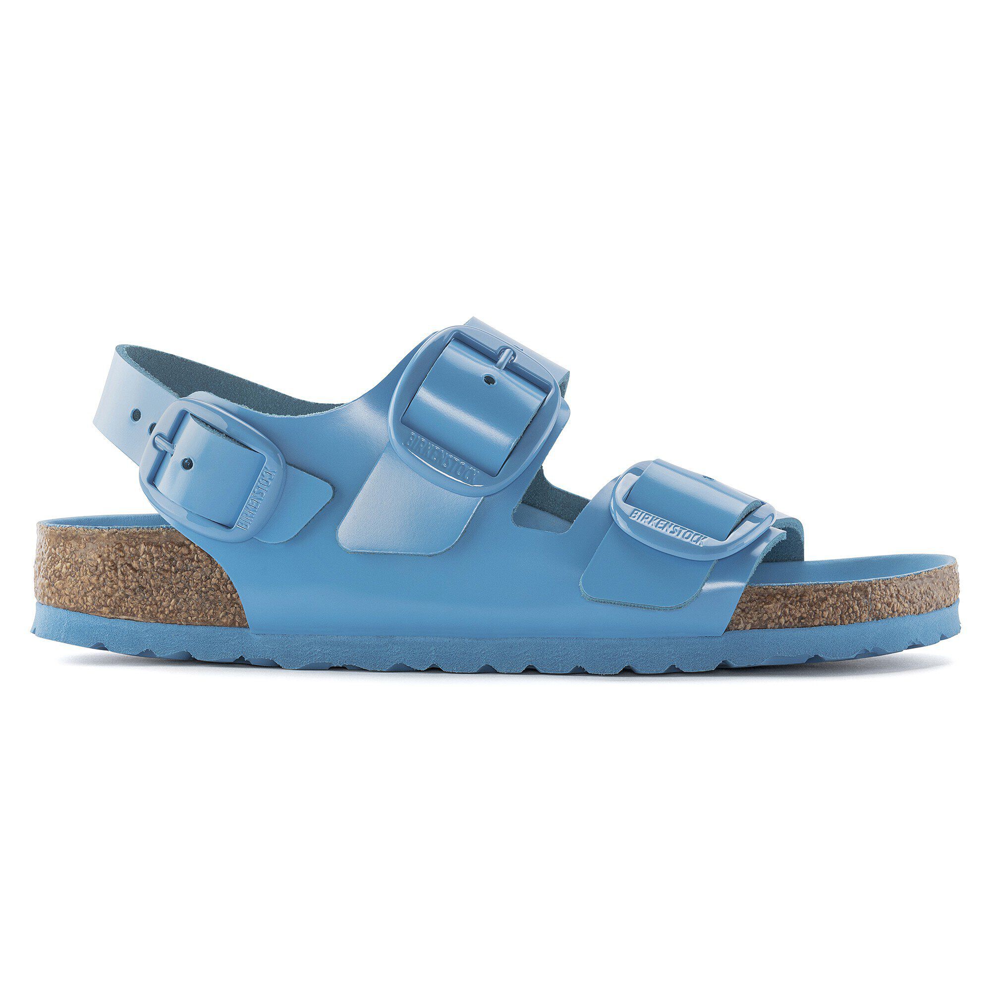 Milano Big Buckle Natural Leather Patent - Image 3