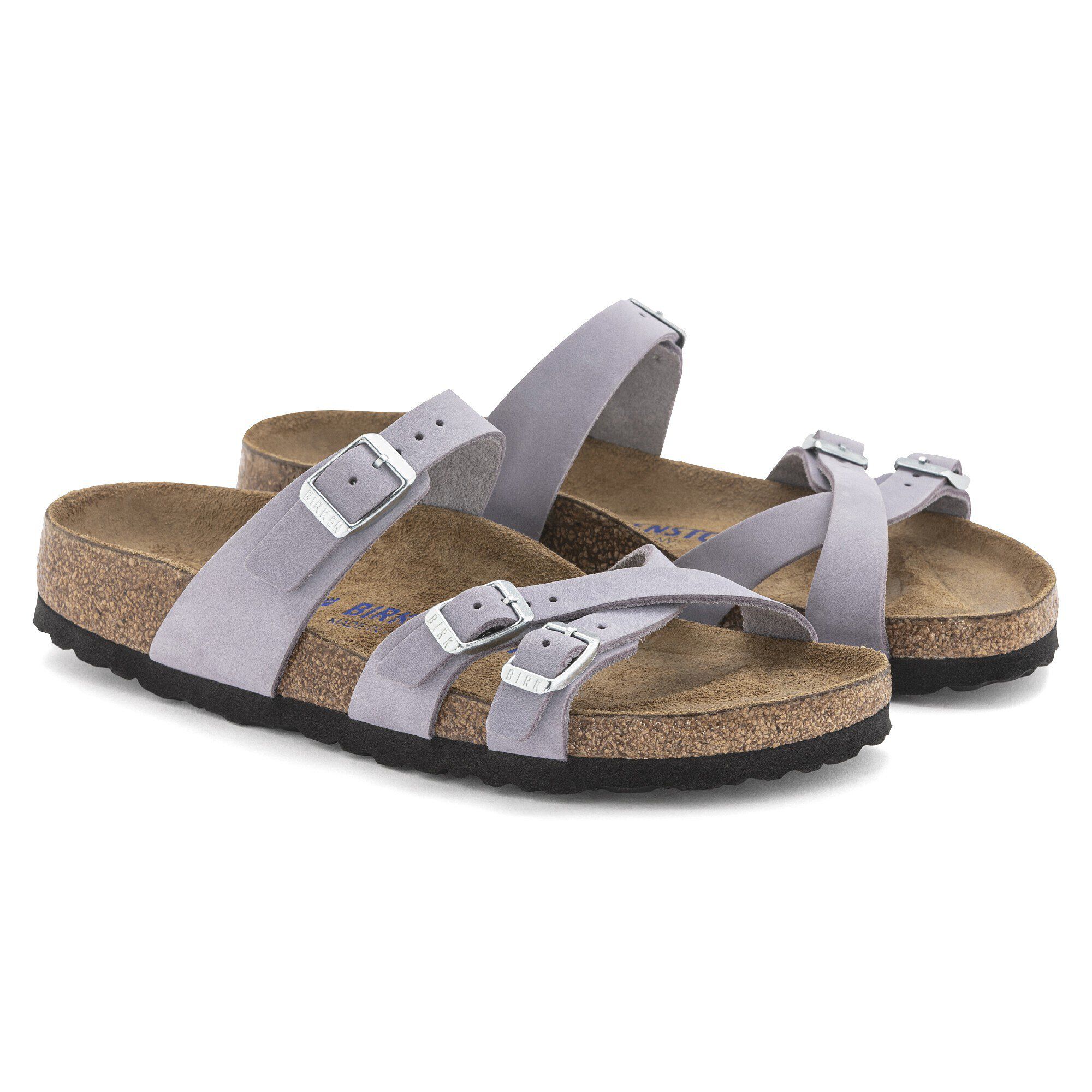 Franca Soft Footbed Nubuck Leather Purple Fog - Image 7