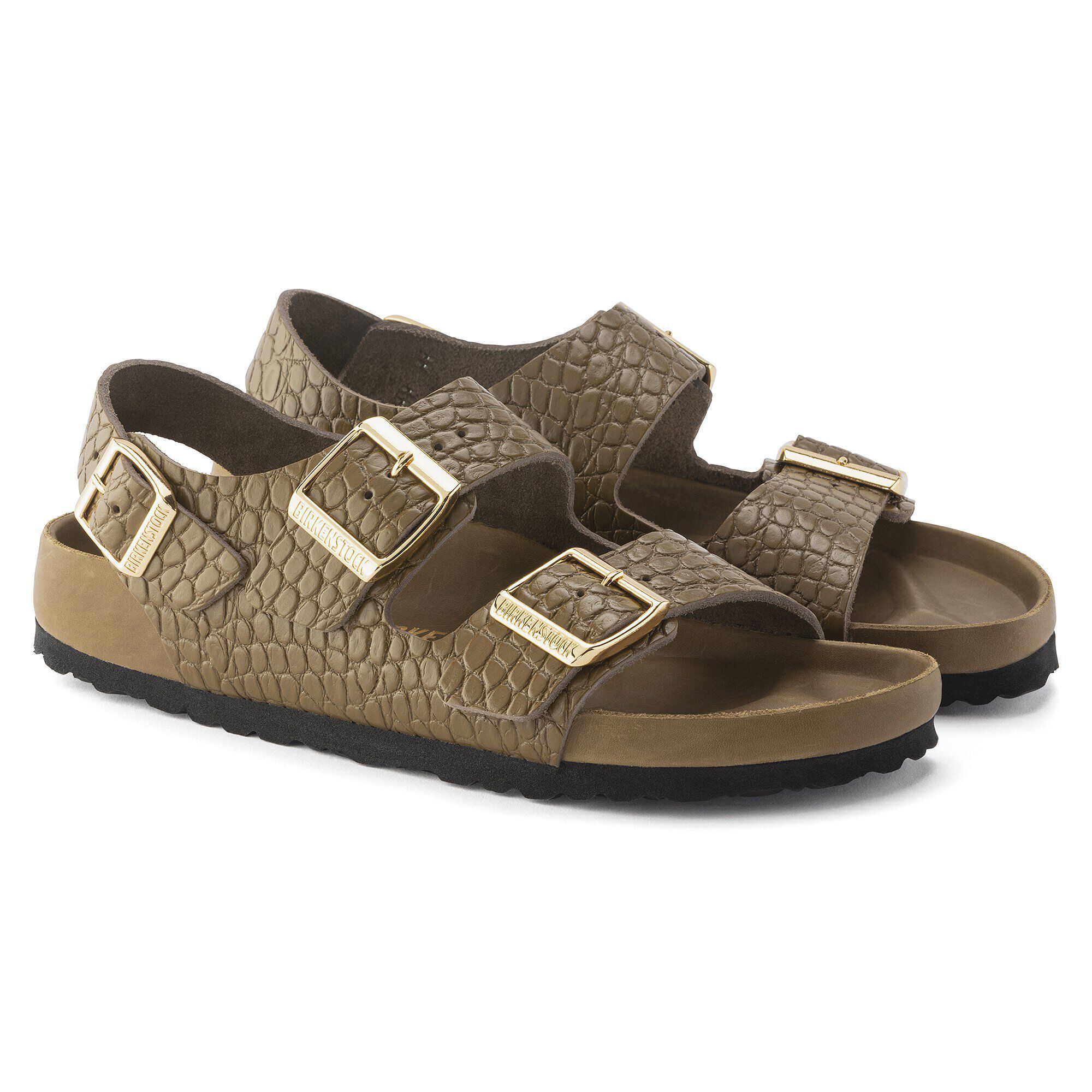 Milano Rivet Logo Natural Leather Embossed - Image 4