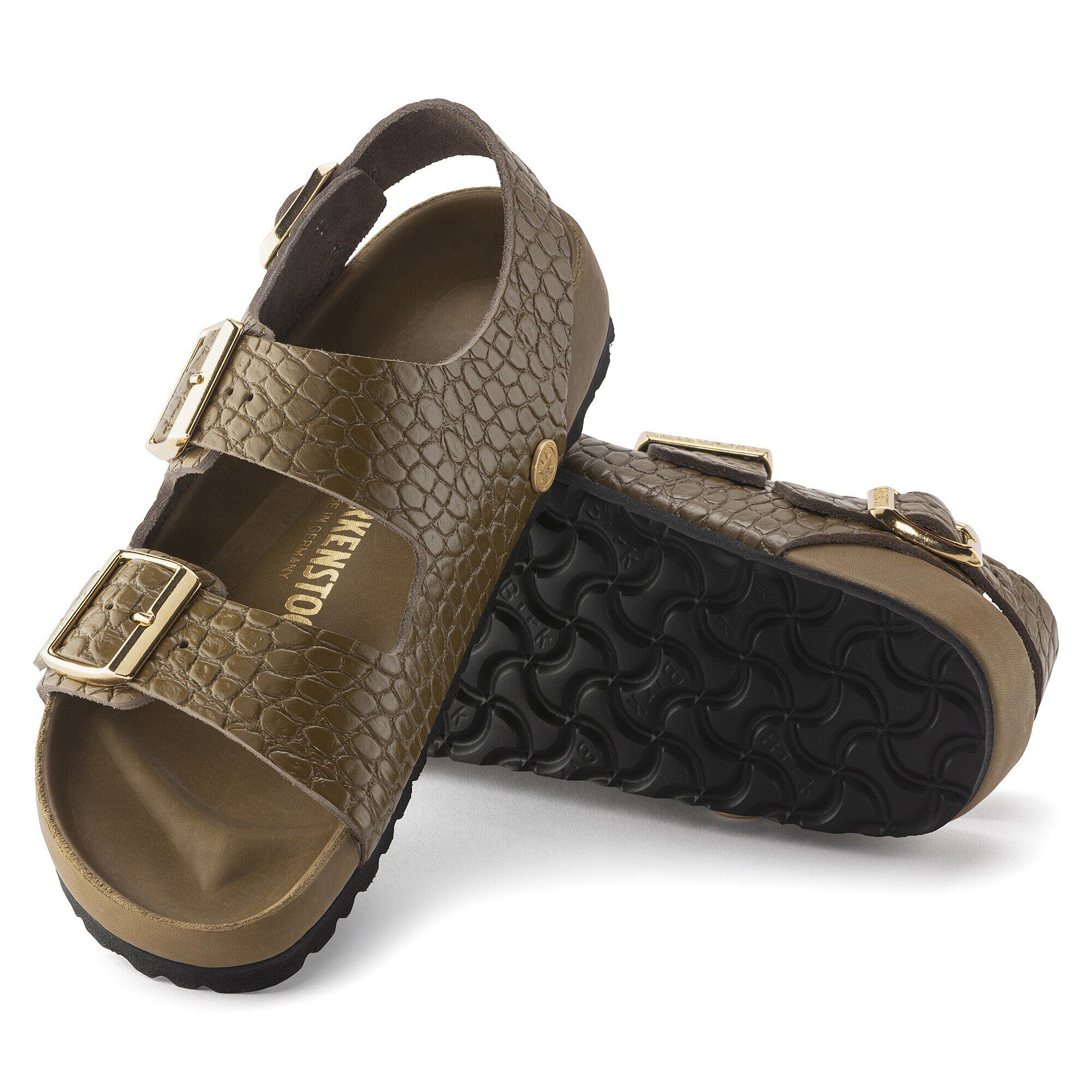Milano Rivet Logo Natural Leather Embossed - Image 6